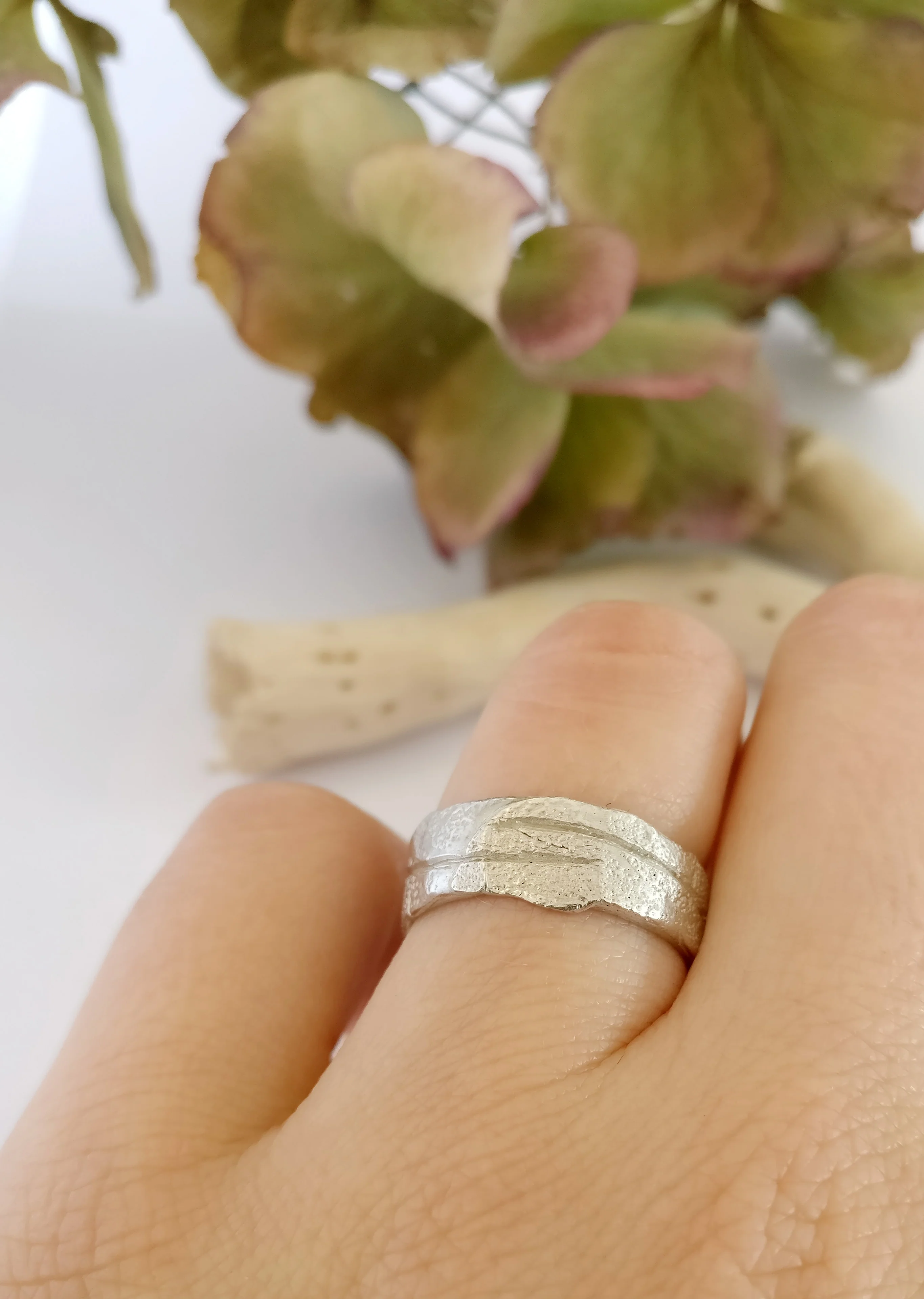 Trouwringen in 18k wit goud en diamant: Simba en Nala