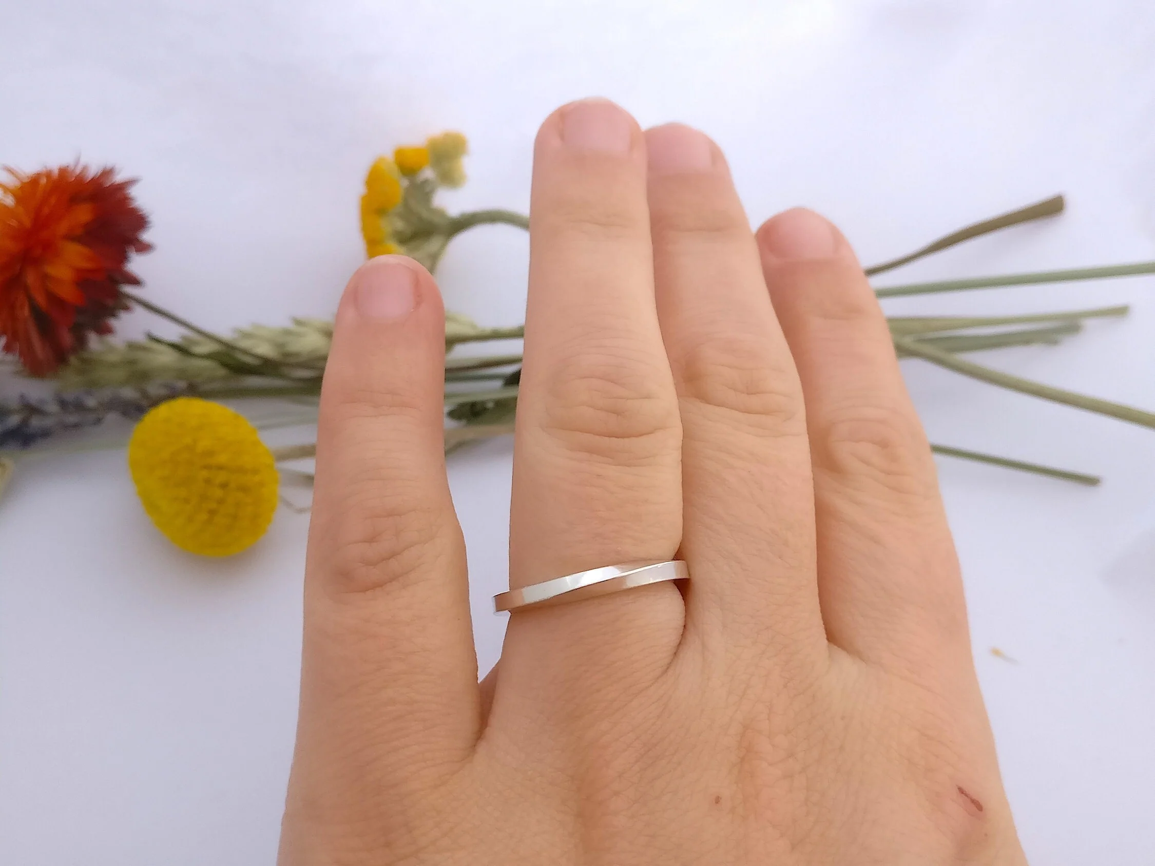 Ring in zilver: Twist