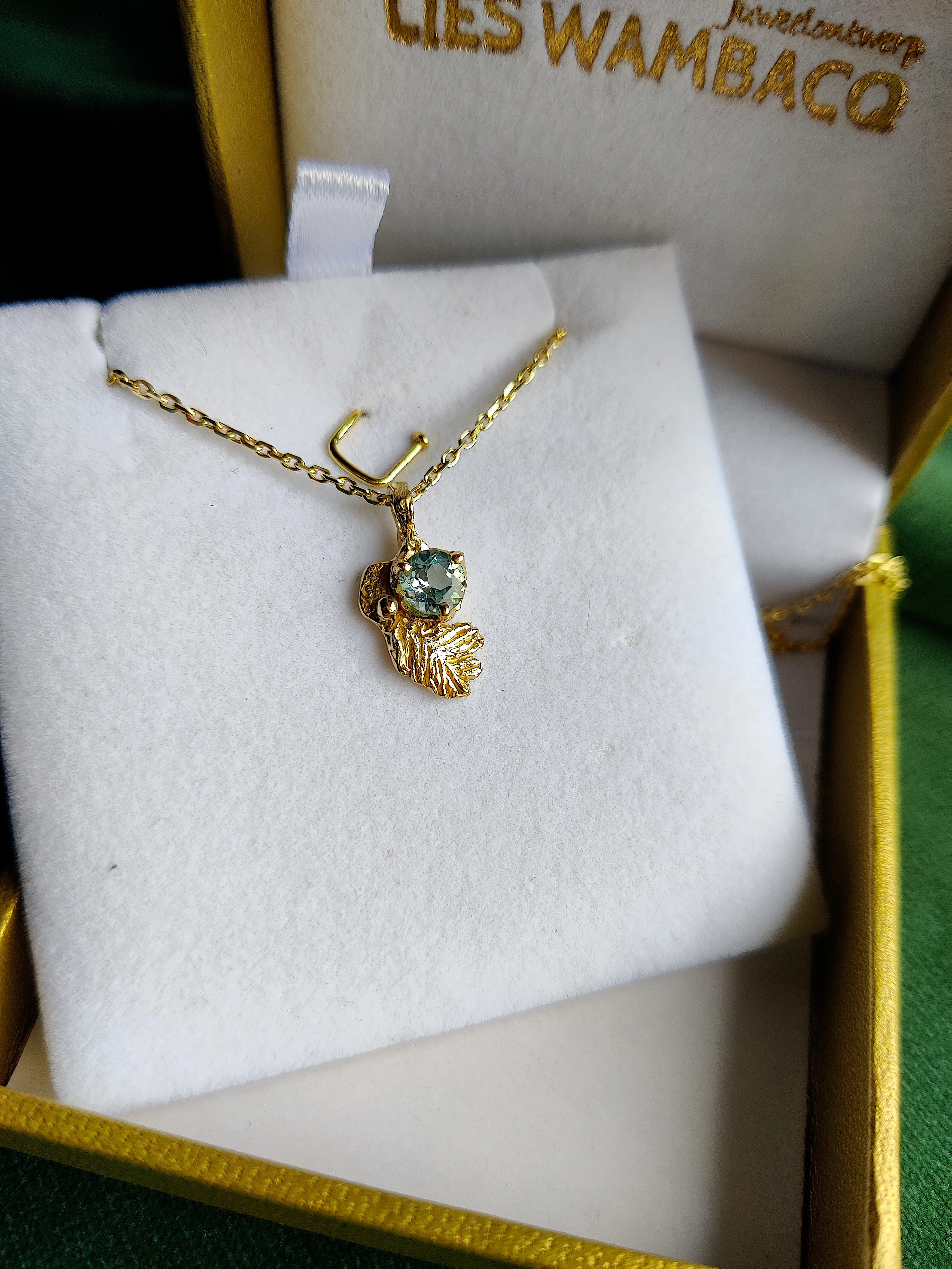 Hanger in 18k geel goud met topaas - Aria