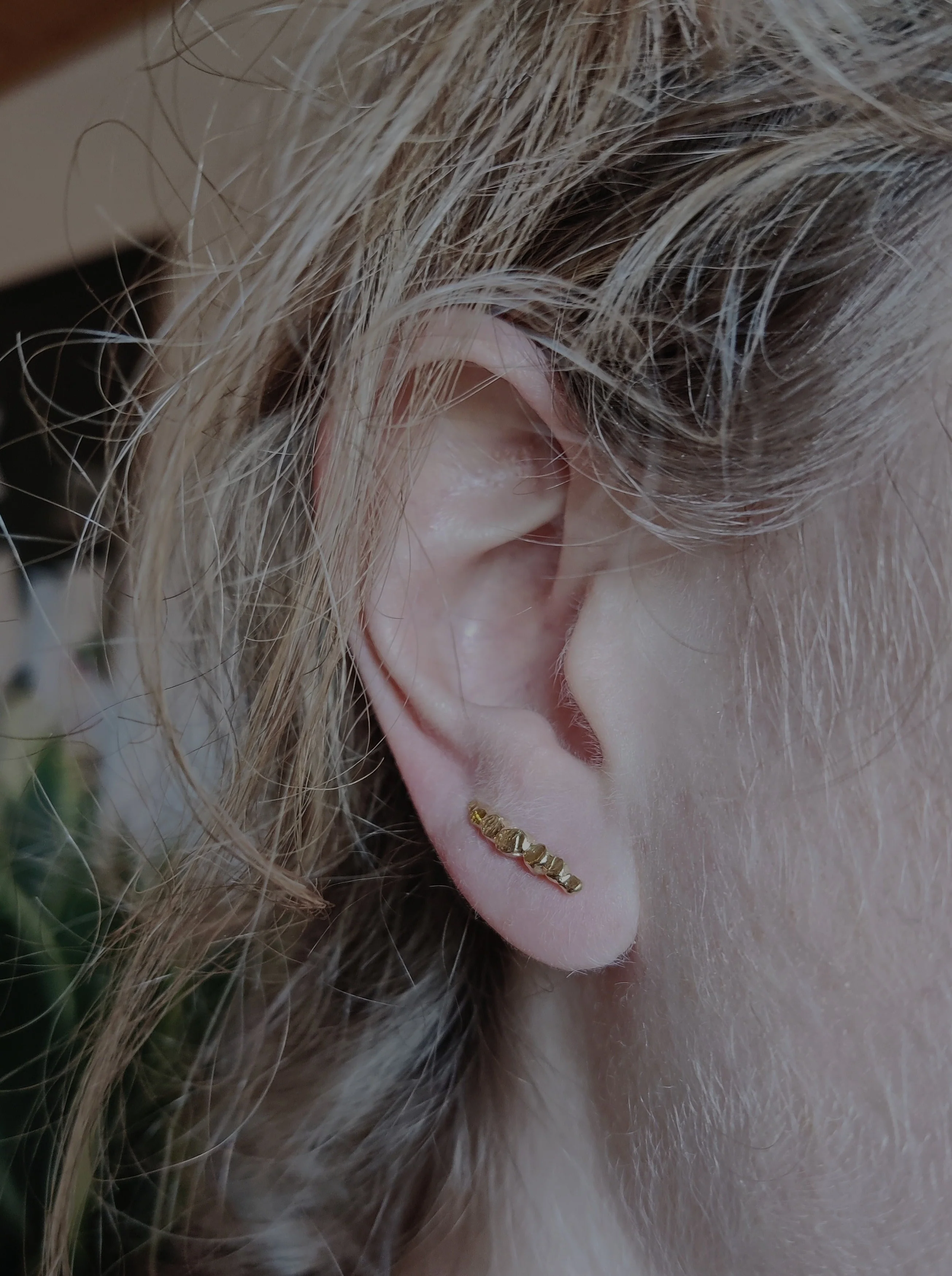 Oorbel in 18K geel goud - Lotta