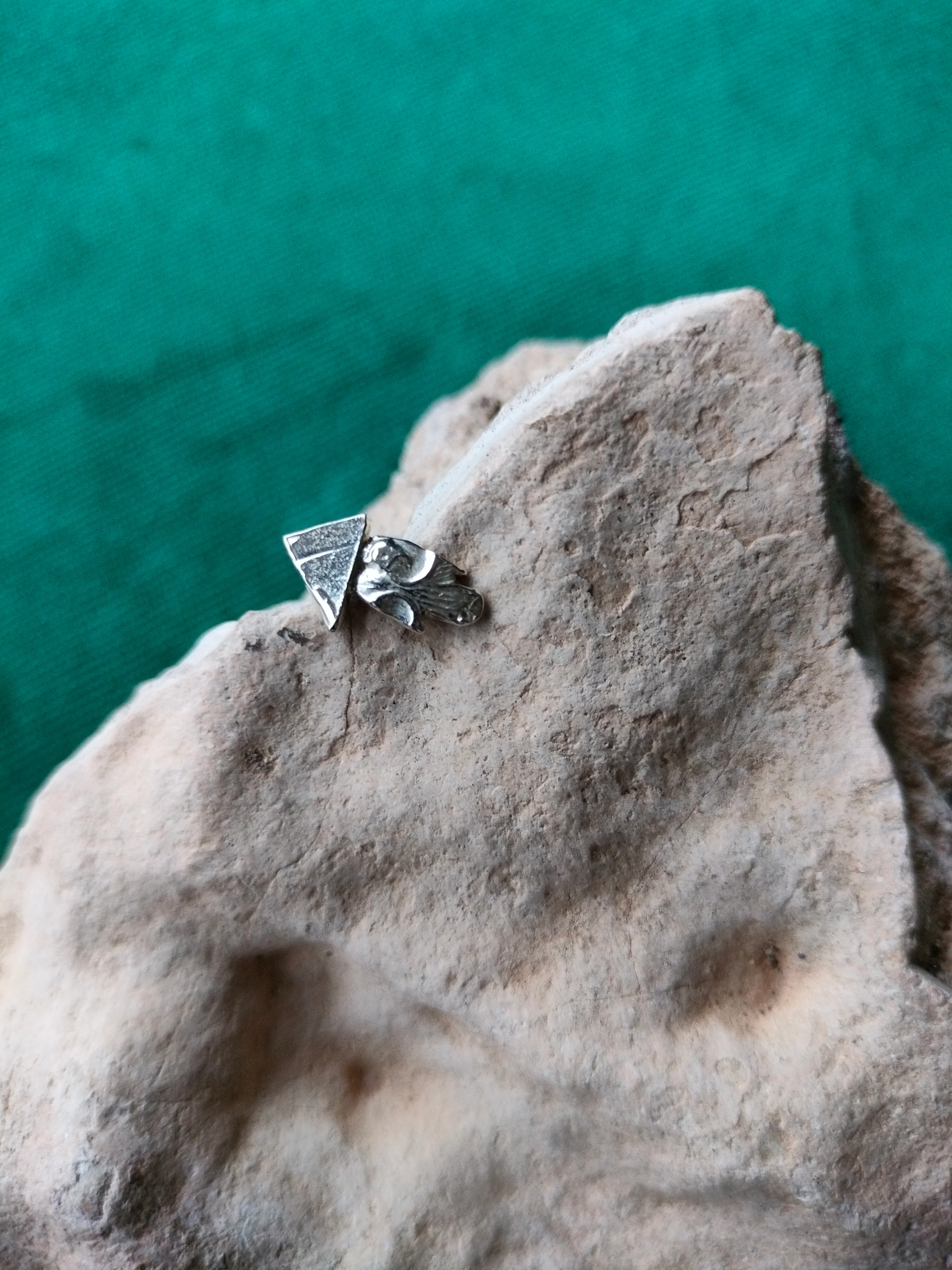 Oorbellen in zilver - Ansien