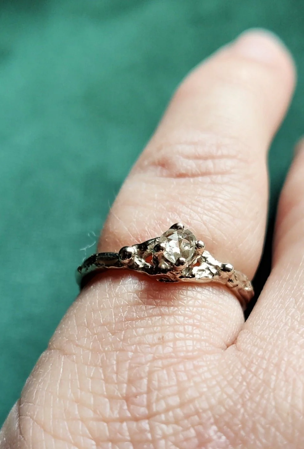 Ring in 18K wit goud met diamant - Liese