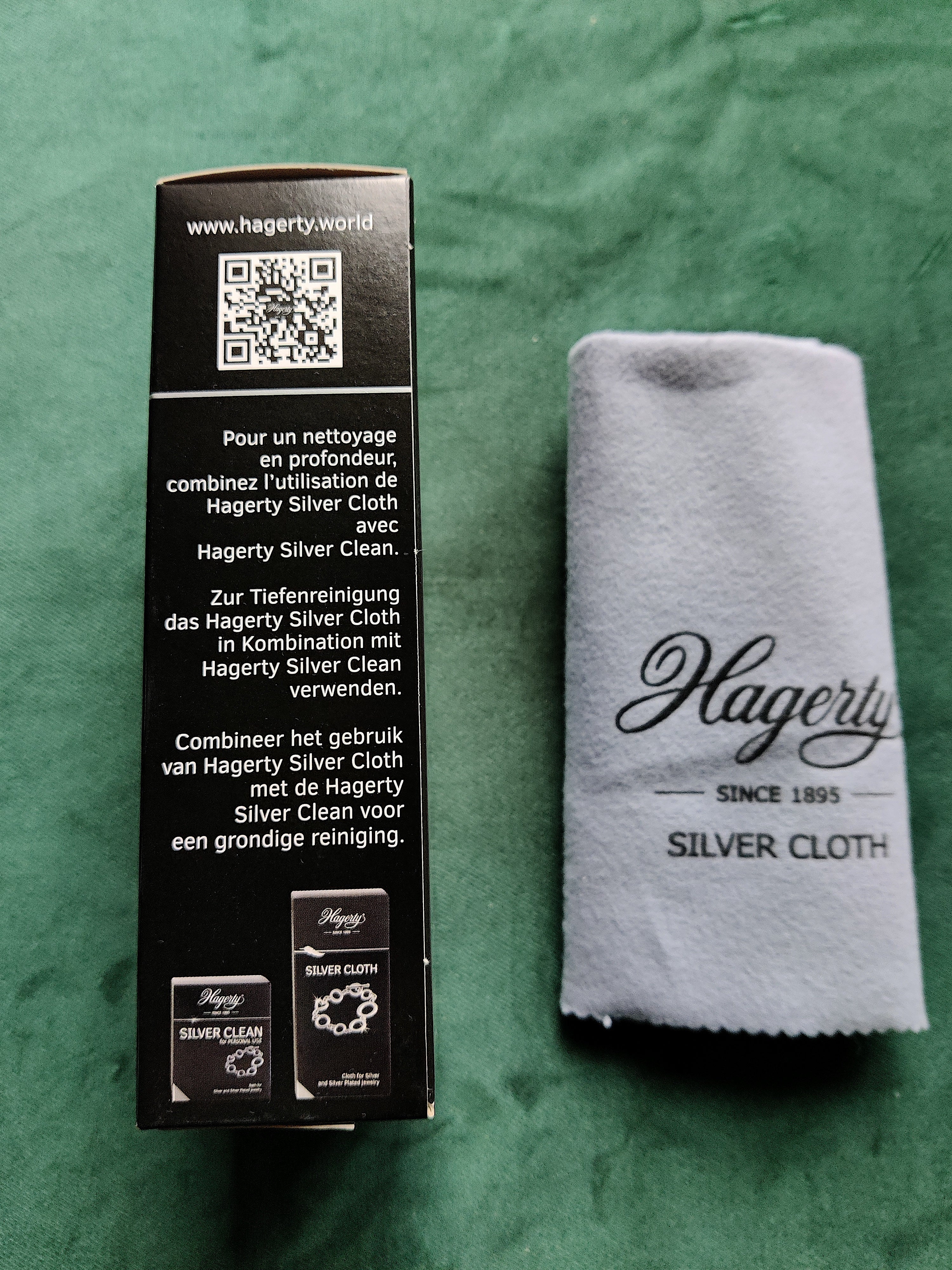 Poetsdoek voor zilveren juwelen