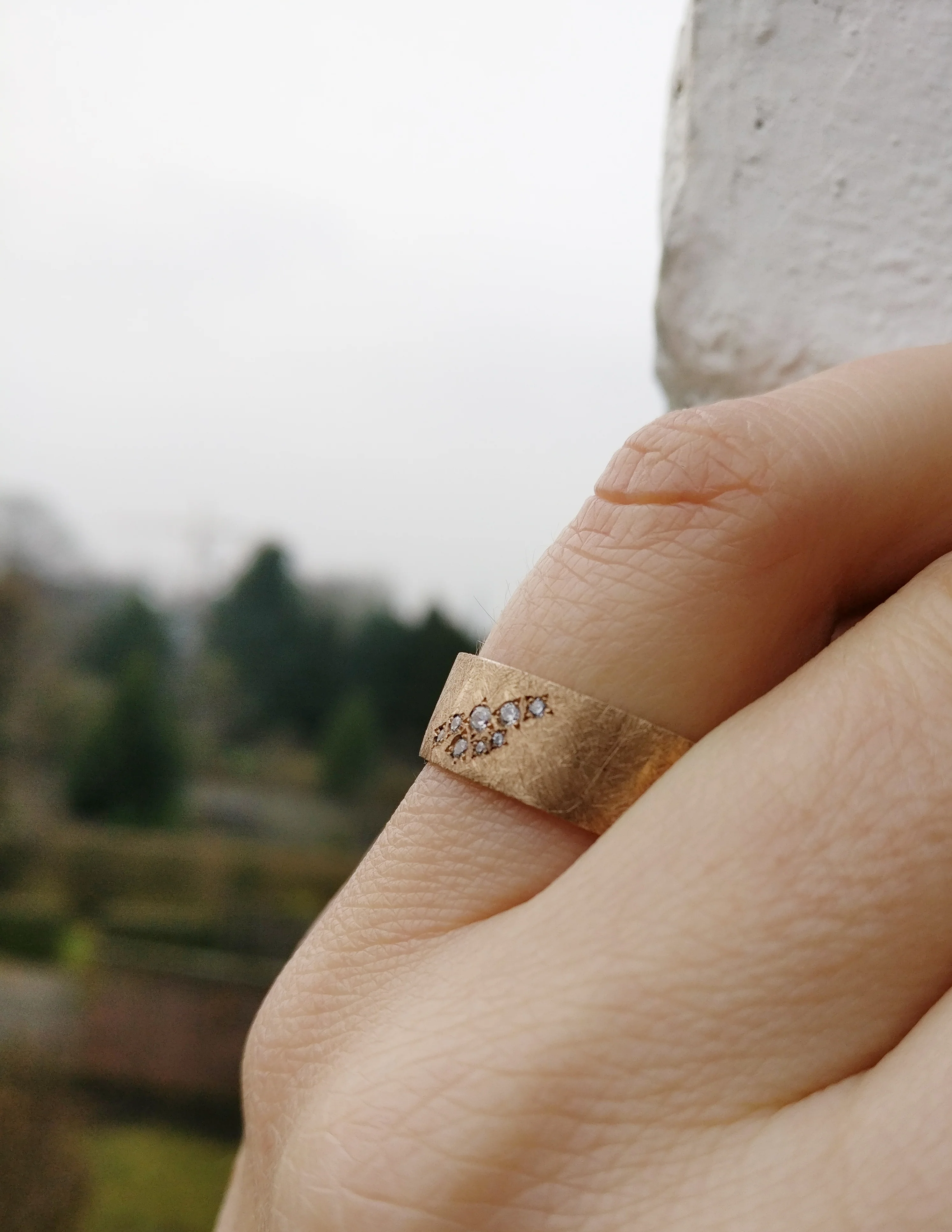 Trouwringen in 18k rosé goud: June en Johnny