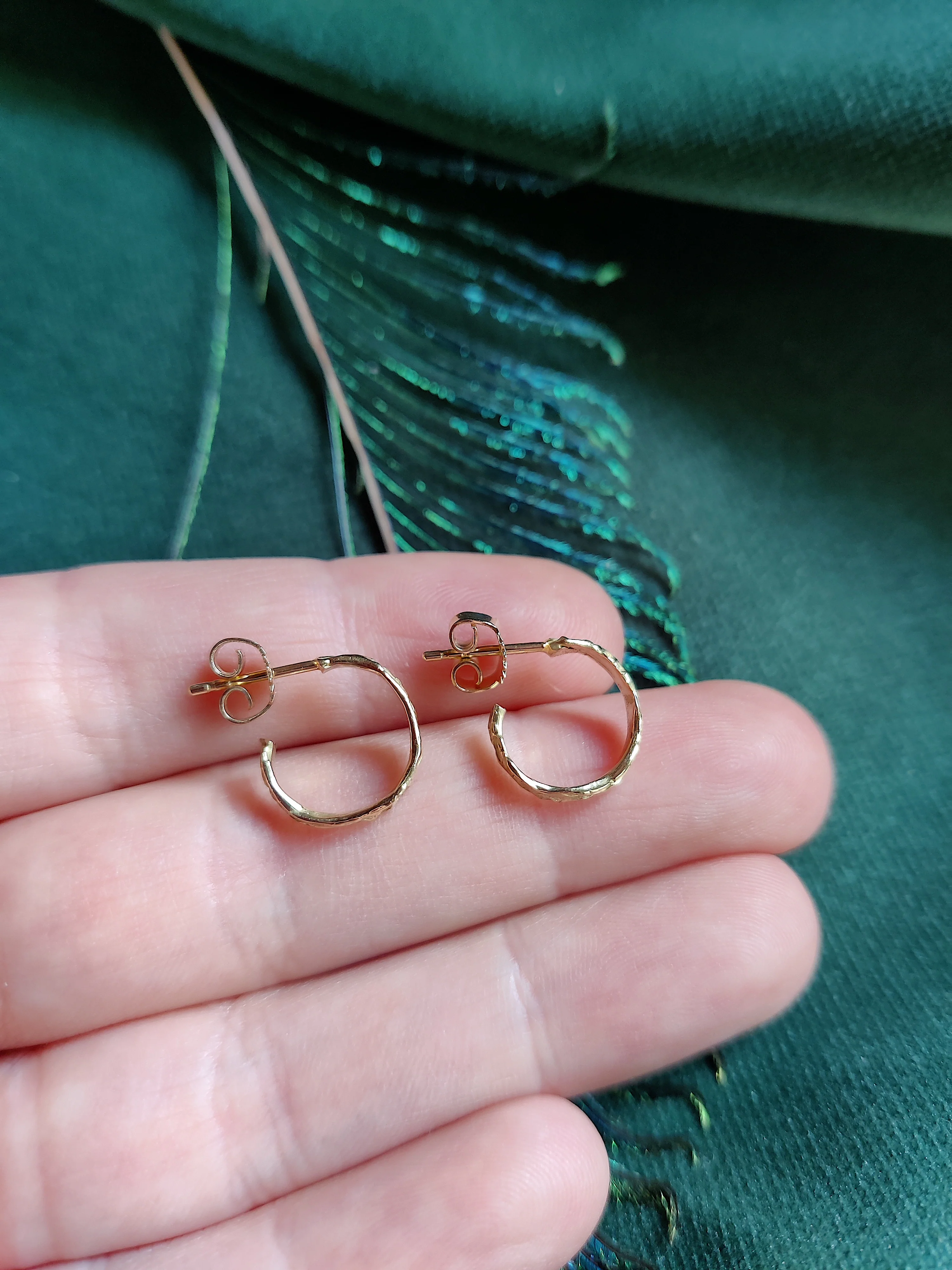 Oorbellen in 18k geel goud - Madelief.