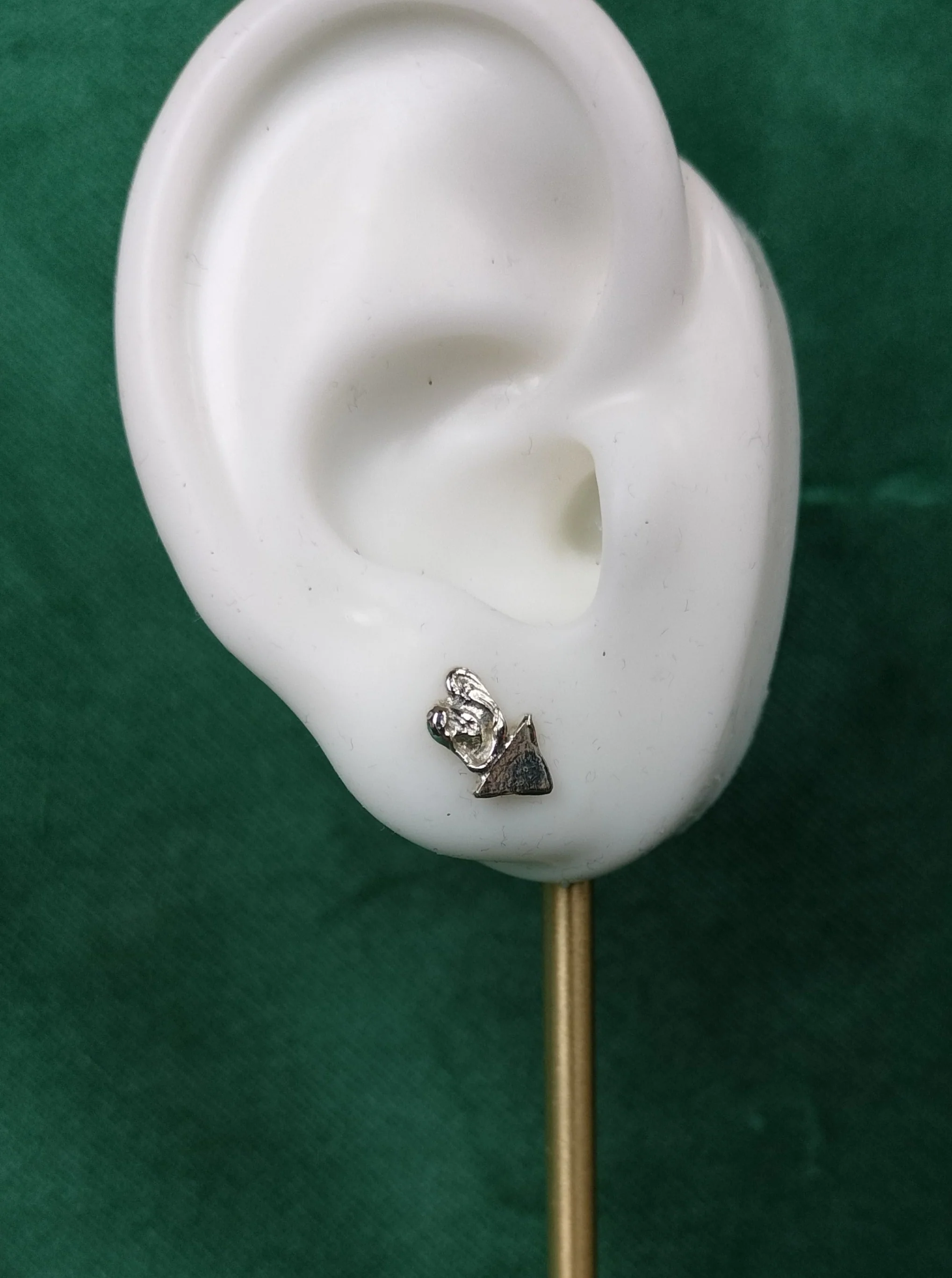 Oorstekers in zilver - Ans