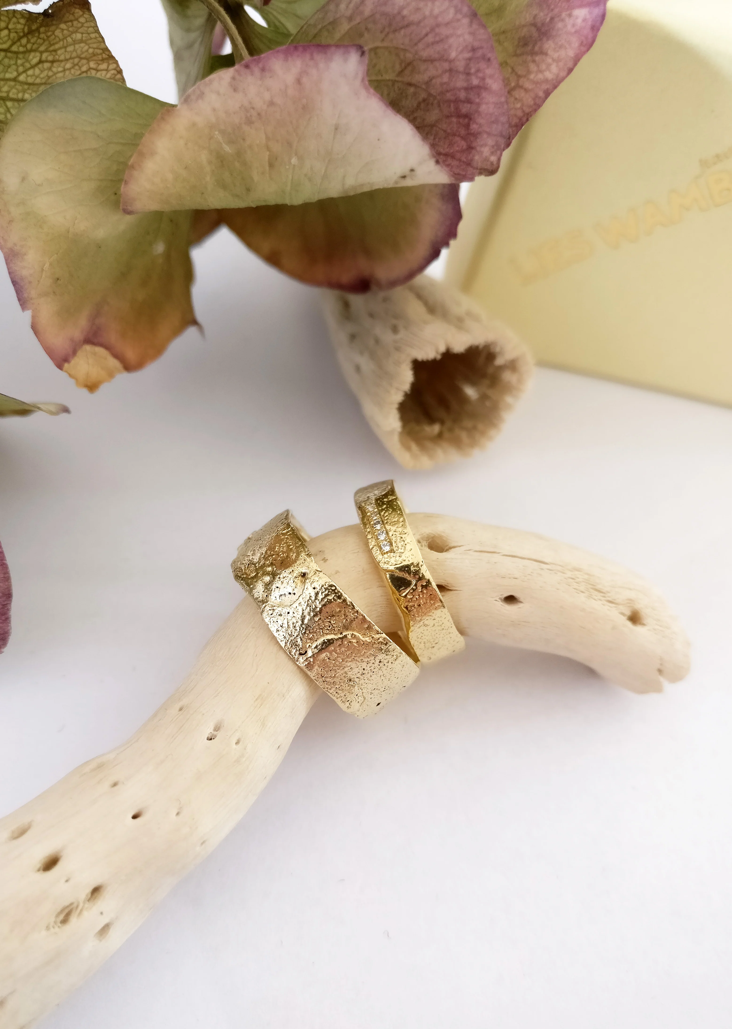 Trouwringen in 18k geel goud: Hera en Zeus