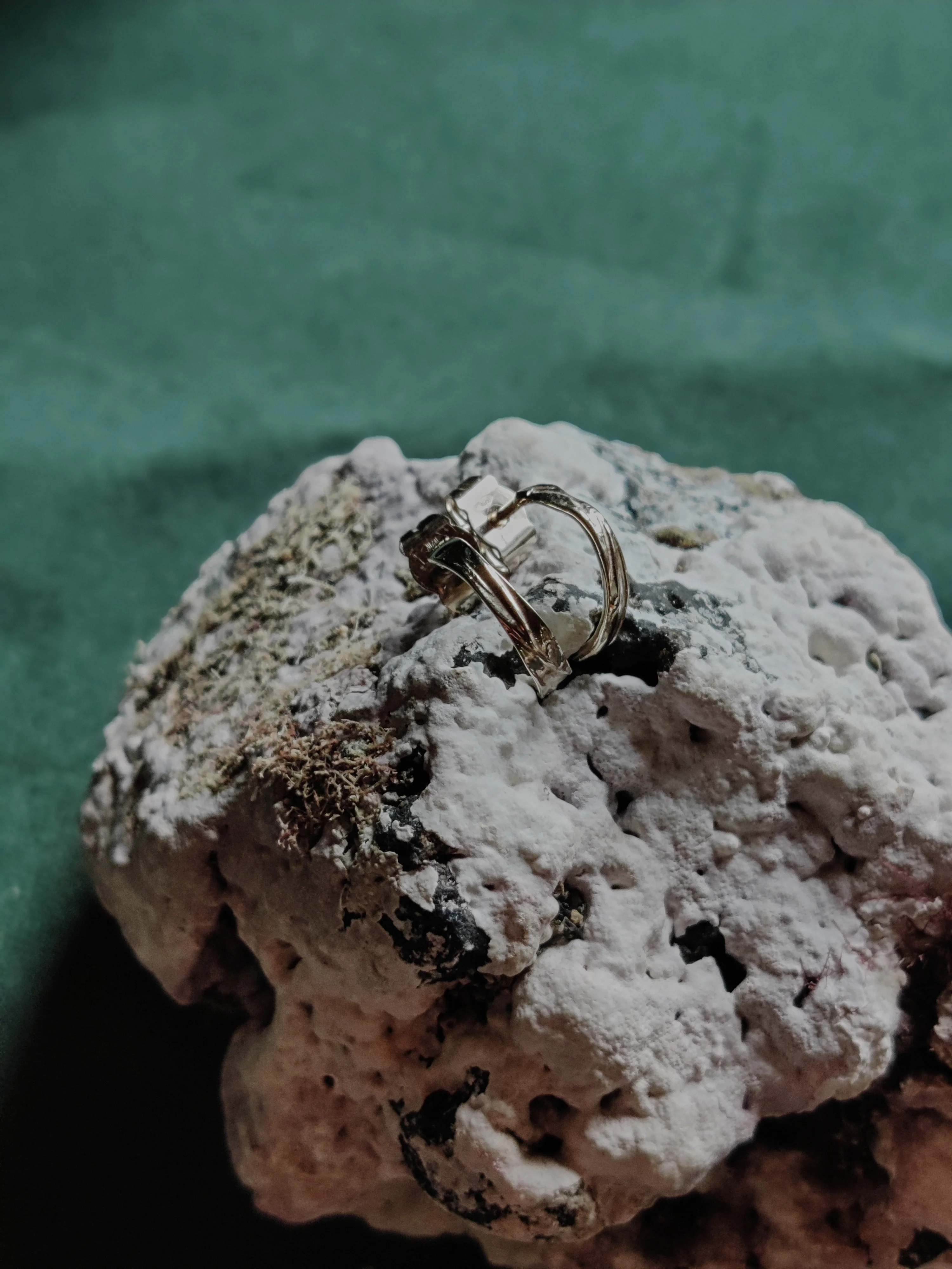 Oorbellen in 18k wit goud - Loesje