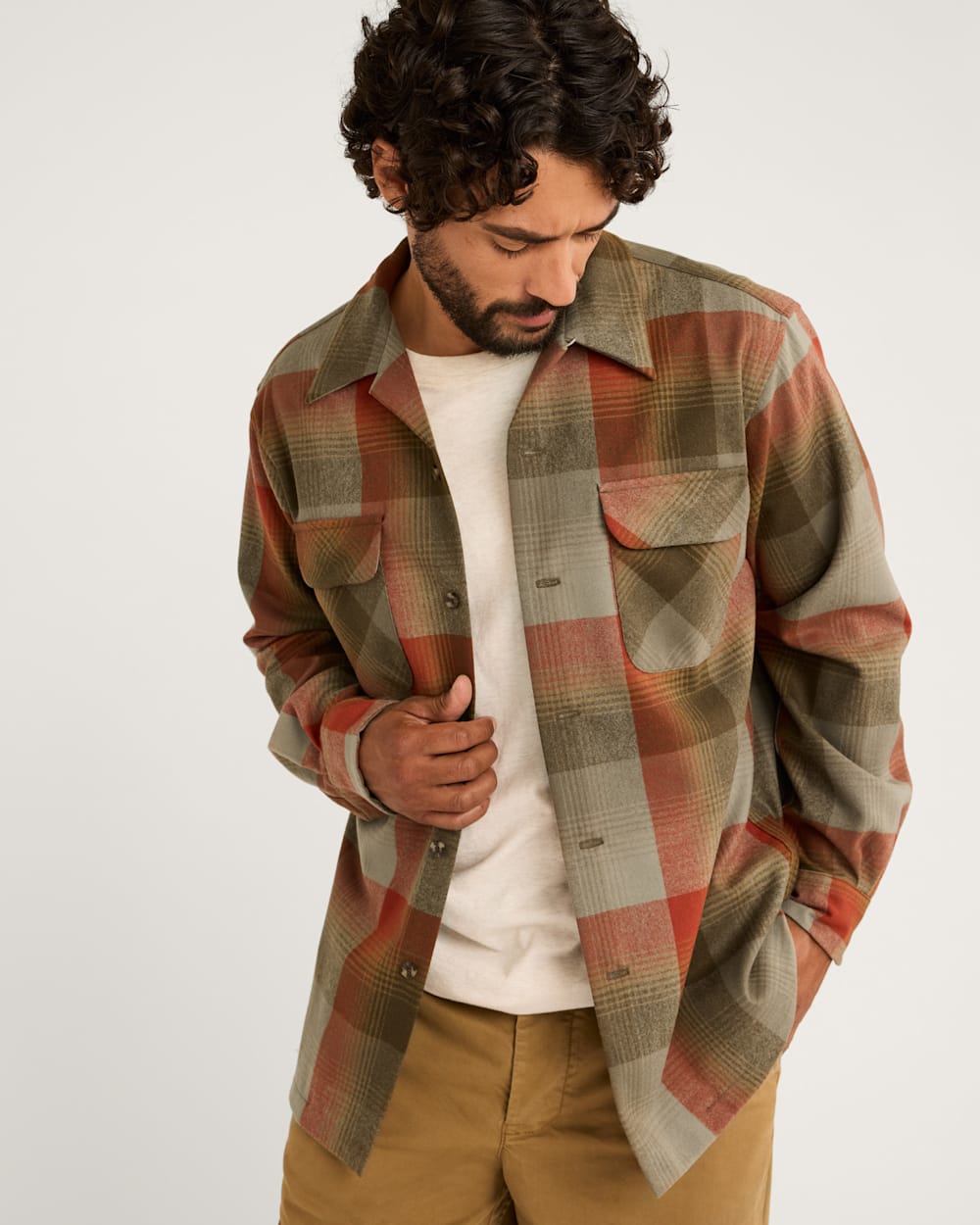 MEN'S PLAID BOARD SHIRT