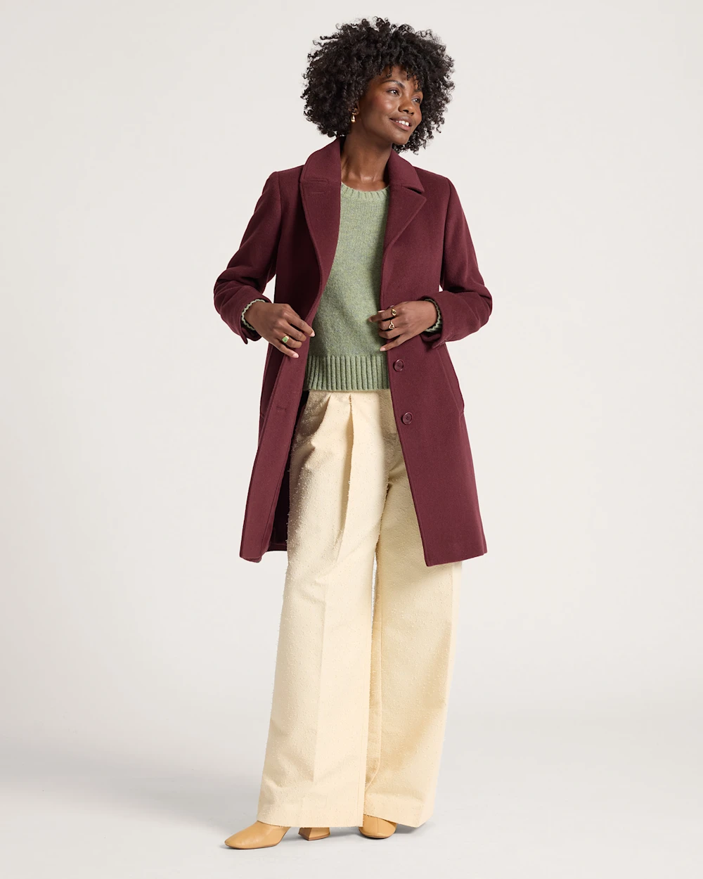 WOMEN'S LOMBARD WOOL WALKER COAT