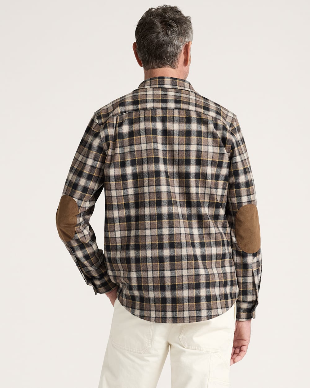 MEN'S PLAID ELBOW-PATCH TRAIL SHIRT
