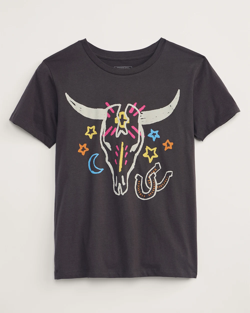 WOMEN'S WESTERN SKULL GRAPHIC TEE