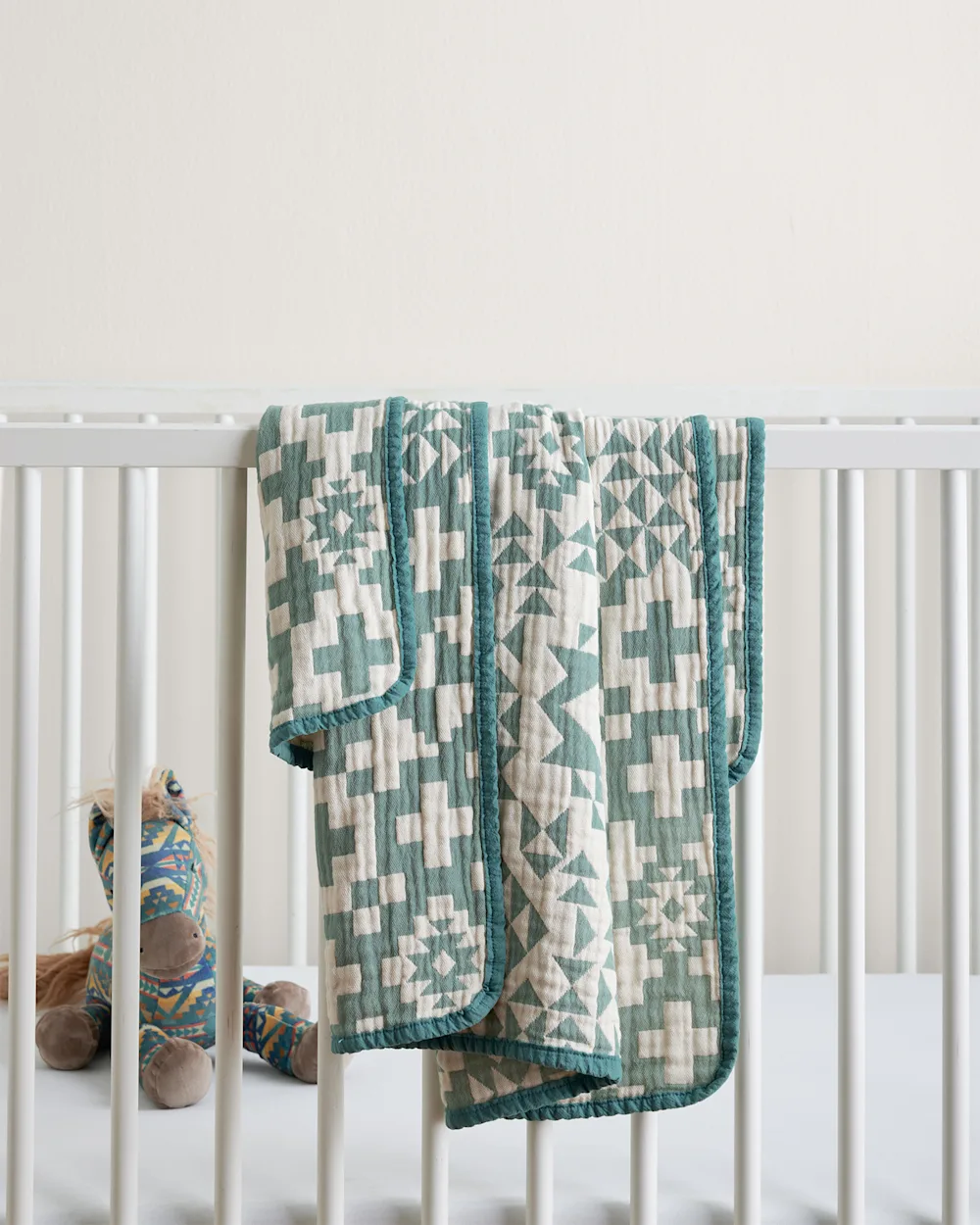 BLUE RIDGE ORGANIC COTTON BABY BLANKET