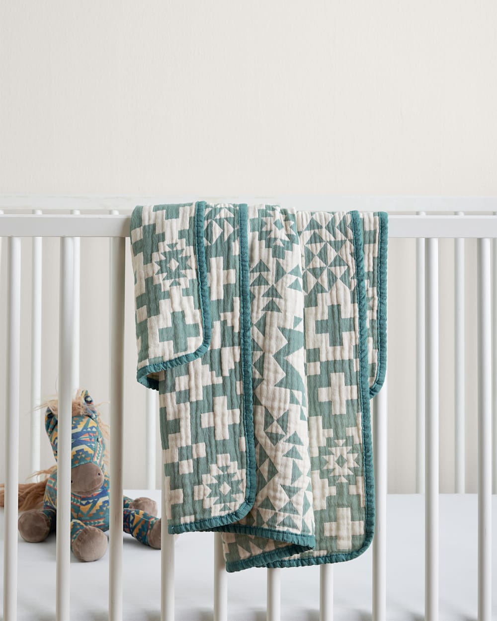 BLUE RIDGE ORGANIC COTTON BABY BLANKET