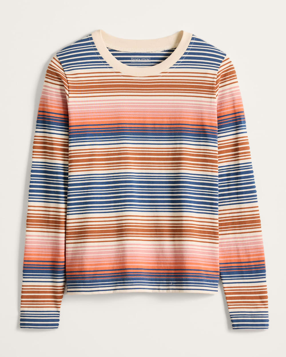 WOMEN'S LONG-SLEEVE STRIPE DESCHUTES TEE
