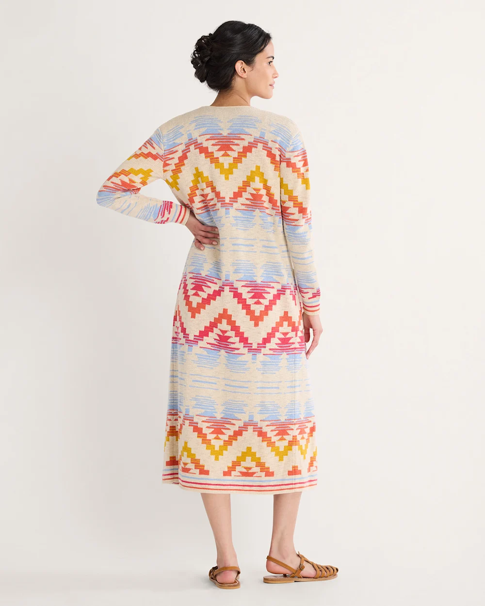 WOMEN'S COTTON DUSTER CARDIGAN