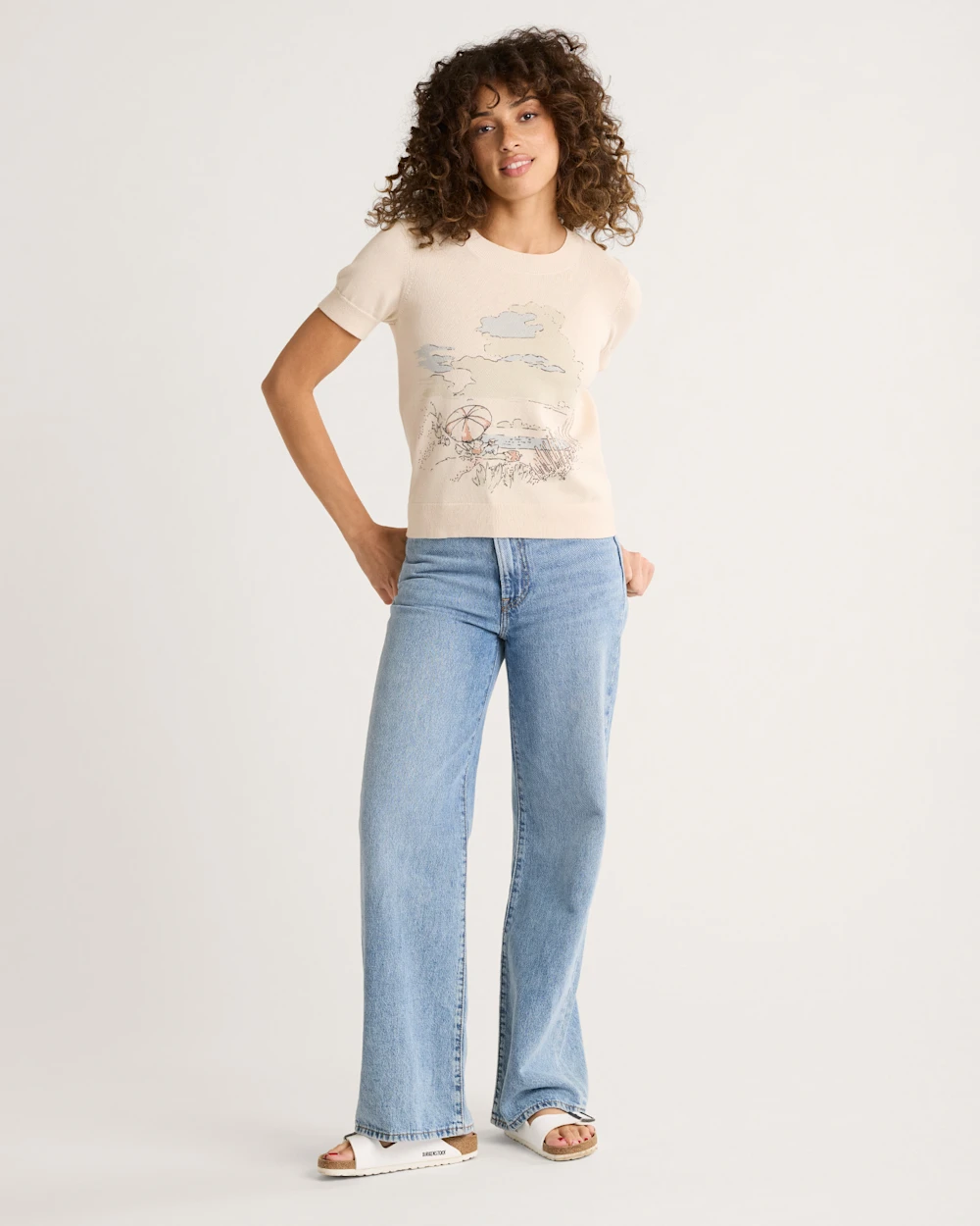 WOMEN'S COASTAL COTTON SWEATER