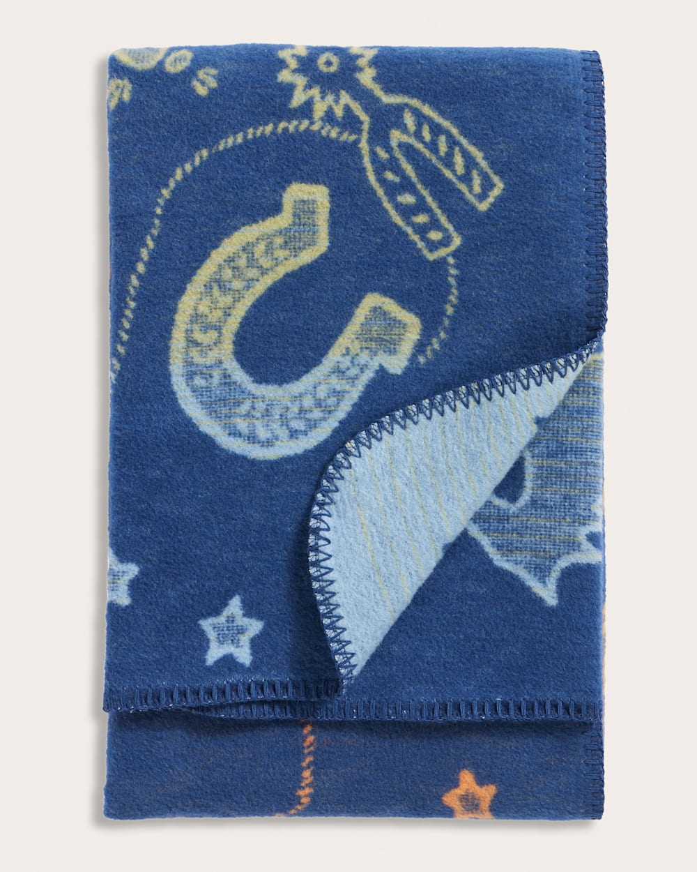 COSMIC RODEO ORGANIC COTTON BABY BLANKET