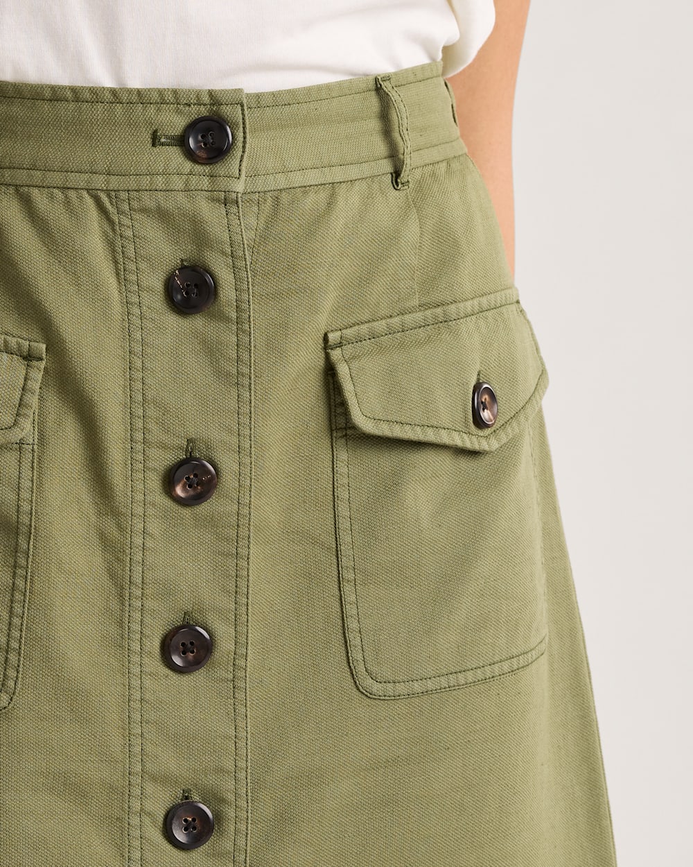 WOMEN'S UTILITY COTTON/LINEN SKIRT
