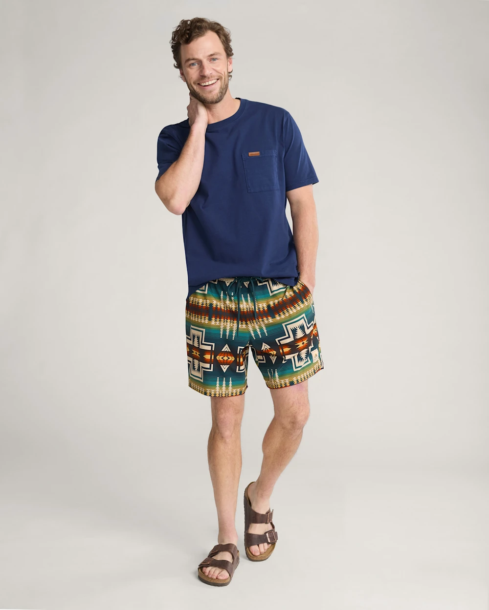 HARDING SHORESIDE PACK-N-GO SWIM TRUNKS