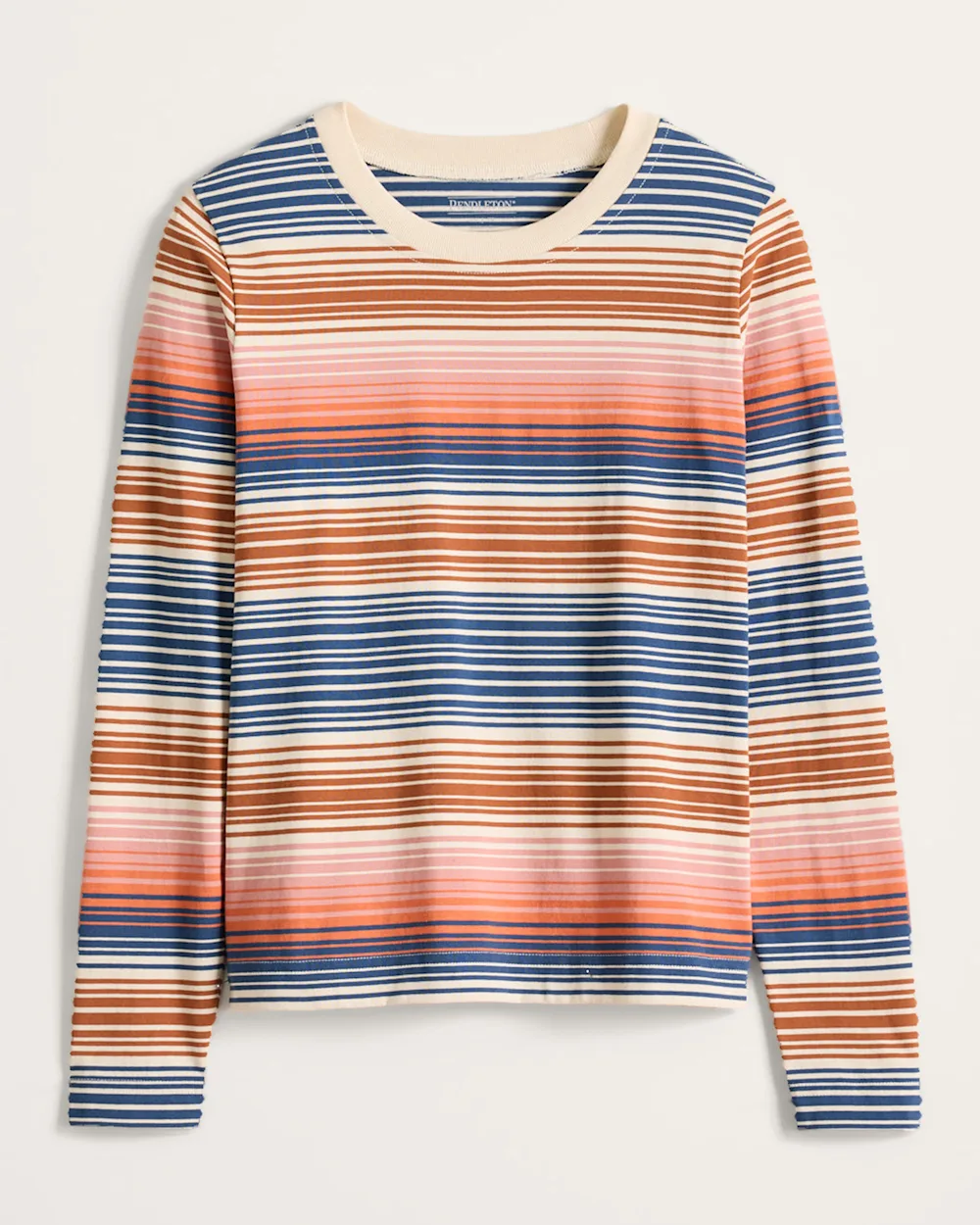WOMEN'S LONG-SLEEVE STRIPE DESCHUTES TEE