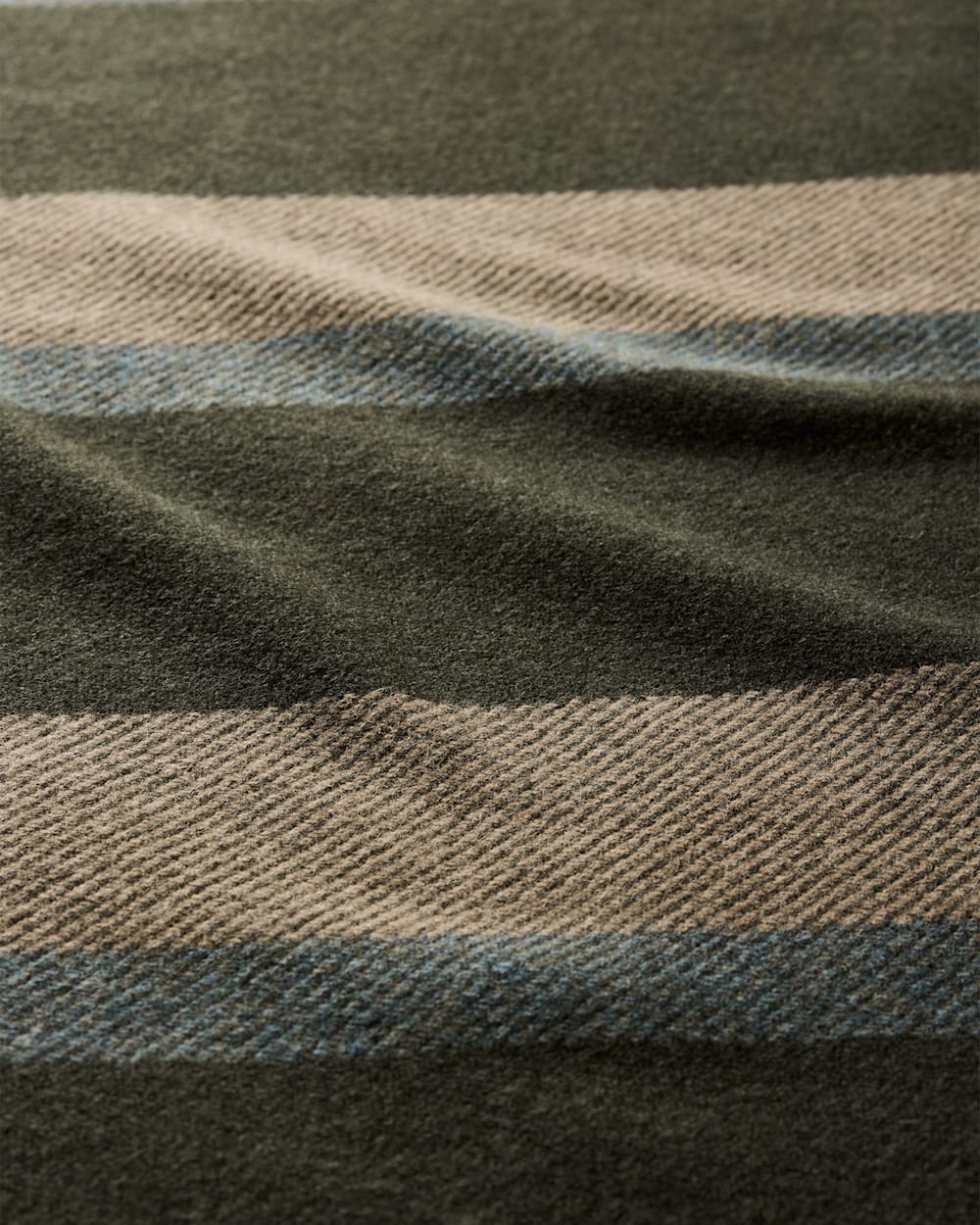 ECO-WISE WOOL PLAID/STRIPE BLANKET