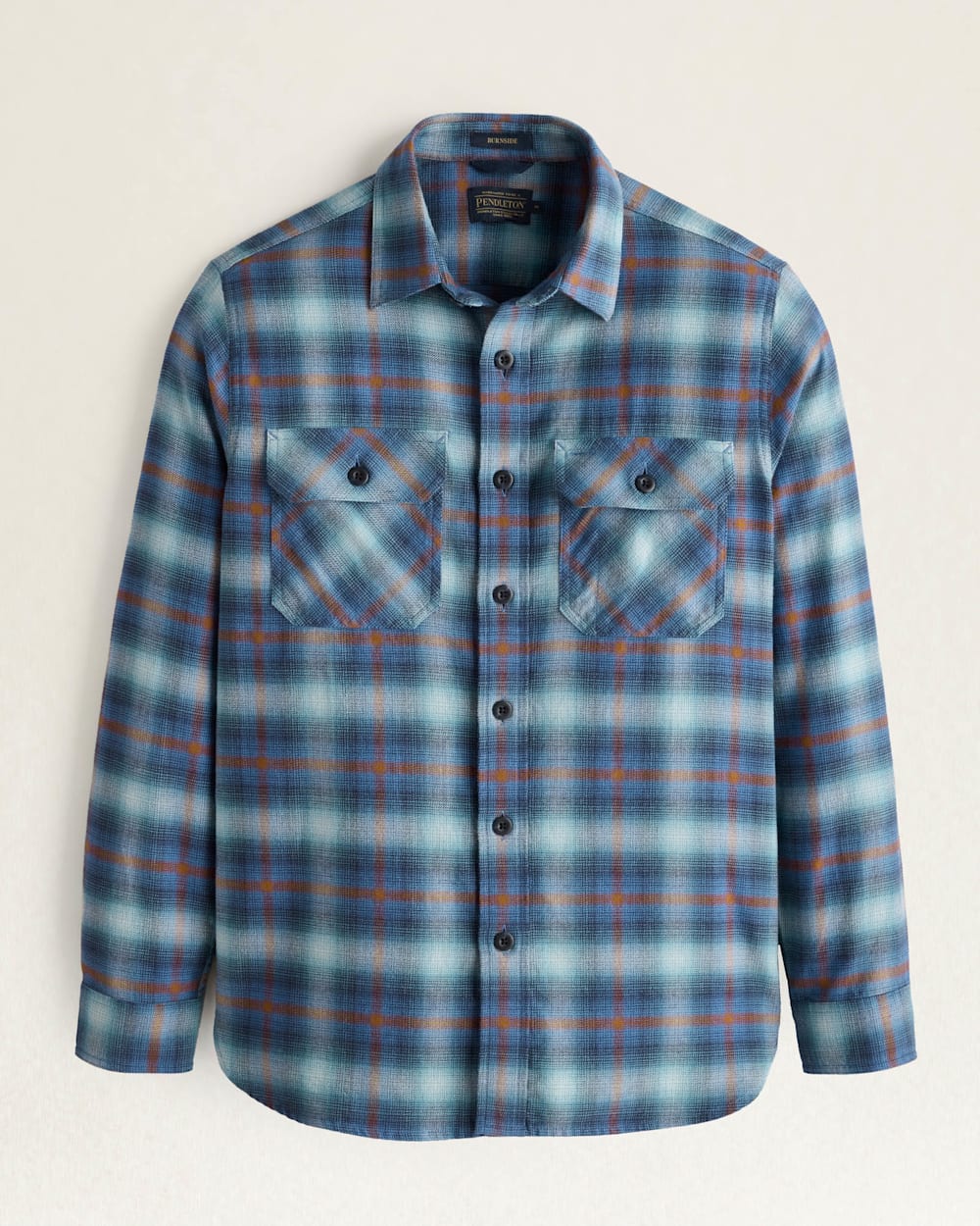MEN'S PLAID BURNSIDE DOUBLEBRUSHED FLANNEL SHIRT