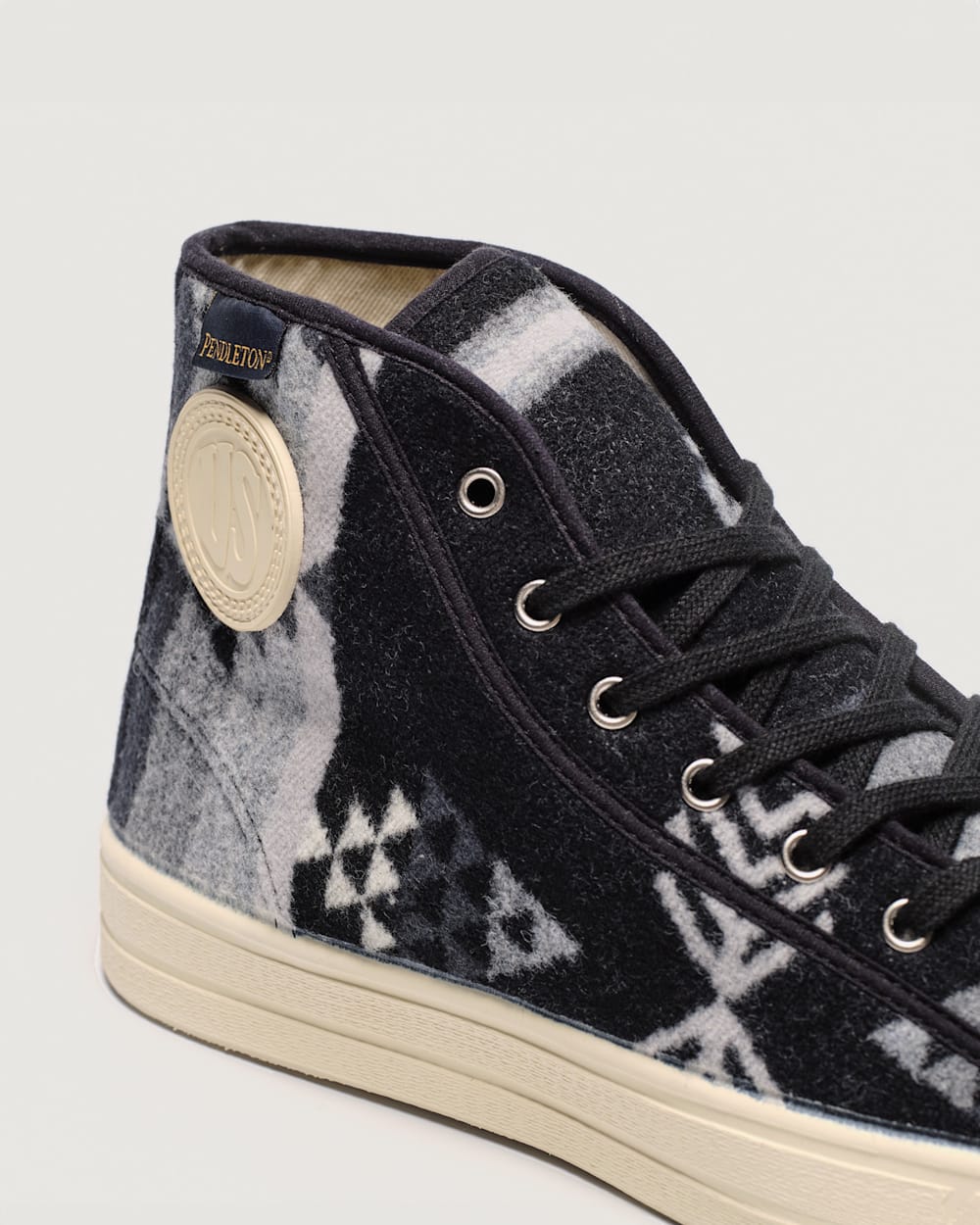 US RUBBER CO X PENDLETON GREY SCALE HIGH TOP