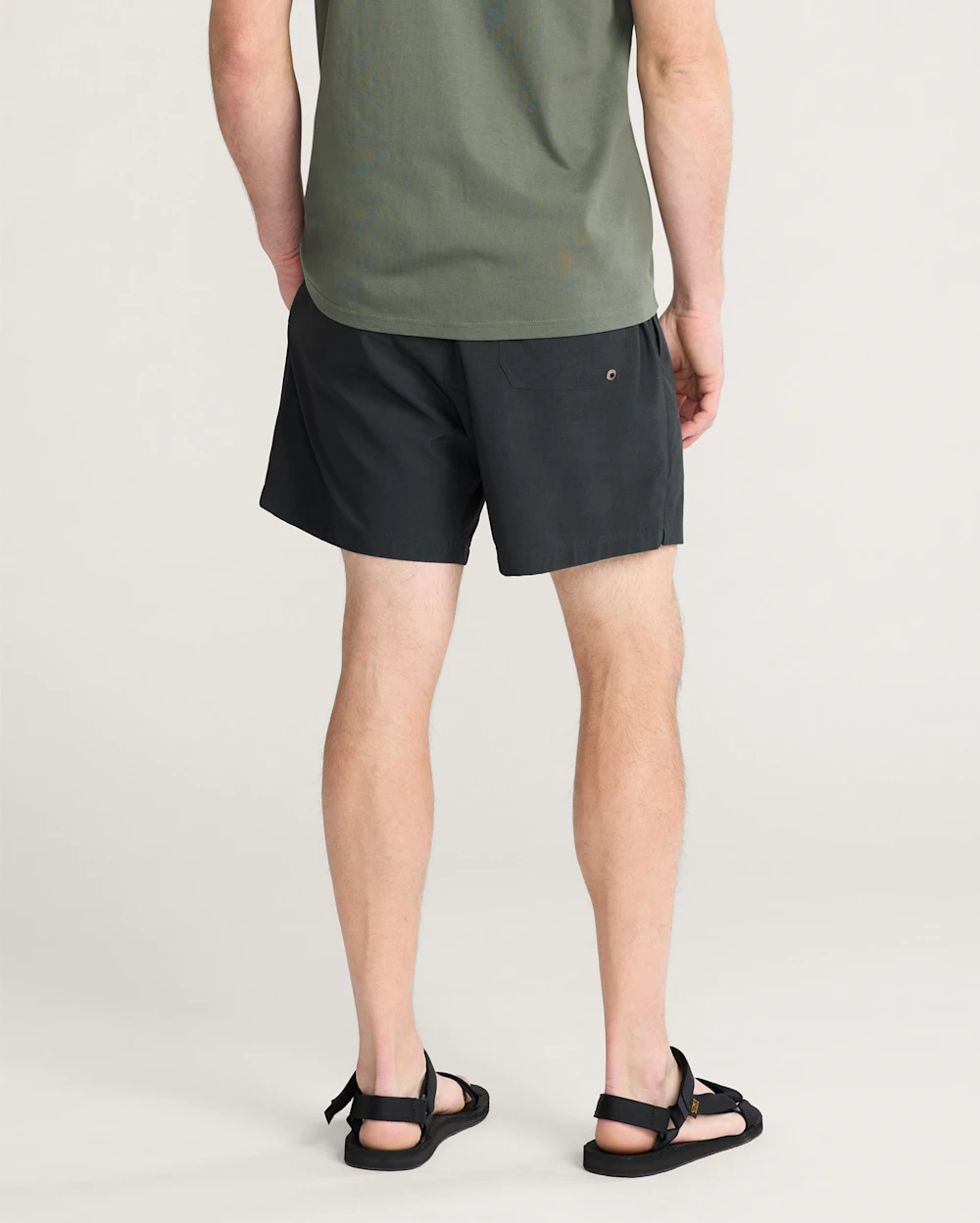 BANDED CROWN HYDROMORPH SWIM TRUNKS