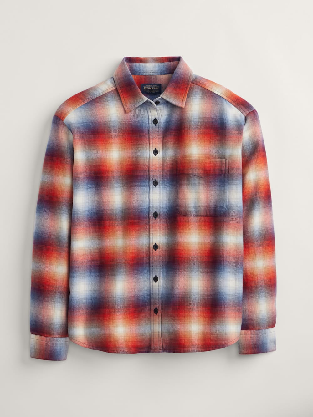 WOMEN'S PLAID BOYFRIEND DOUBLEBRUSHED FLANNEL SHIRT