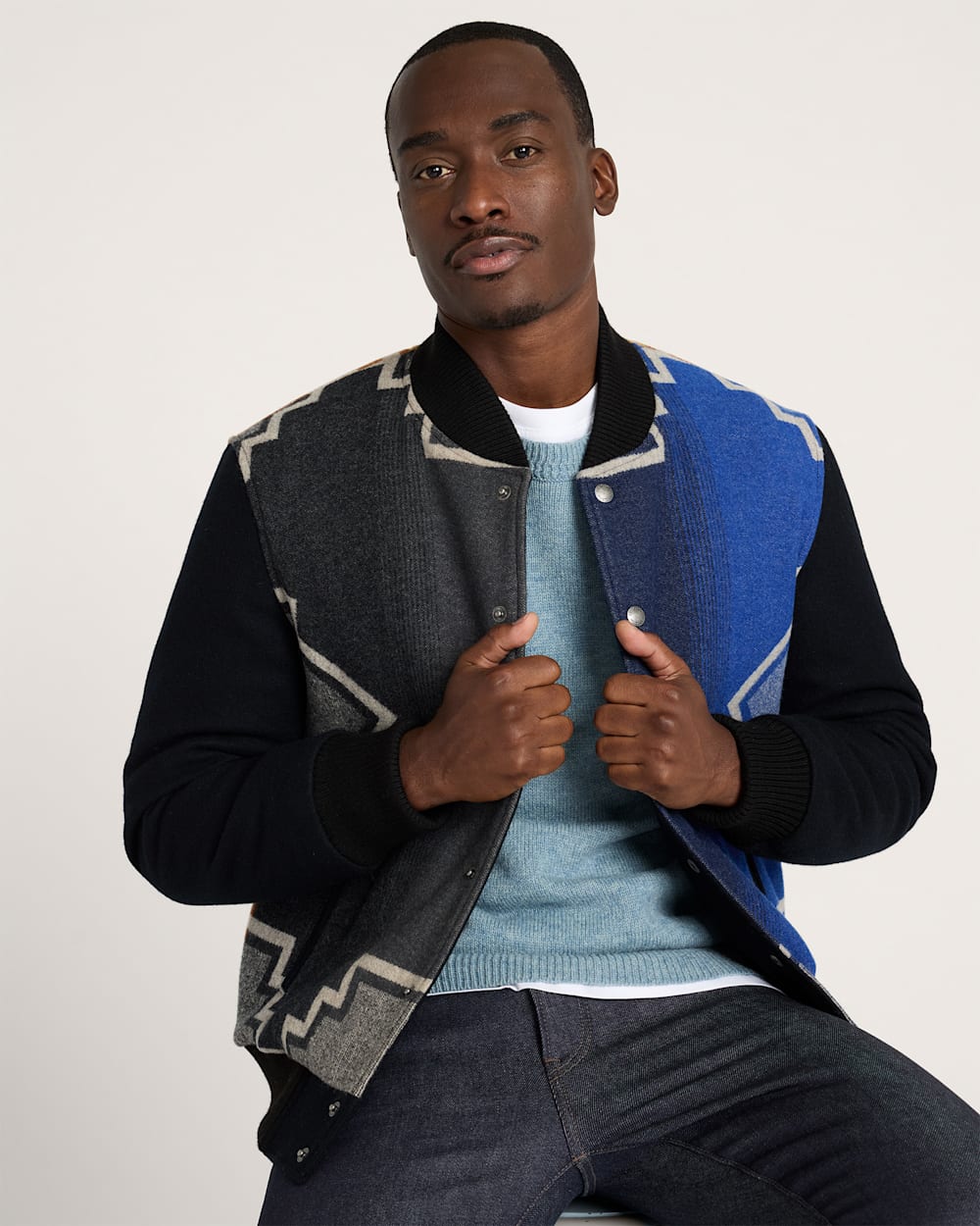 MEN'S COLLEGE FUND DIRECTIONS HOME WOOL COAT