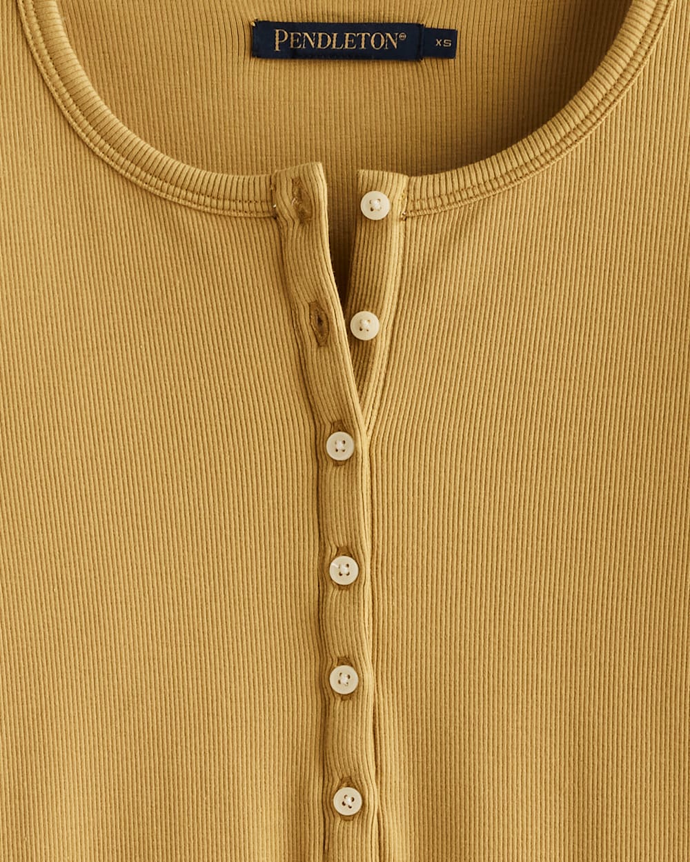 WOMEN'S LONG-SLEEVE PIMA COTTON HENLEY