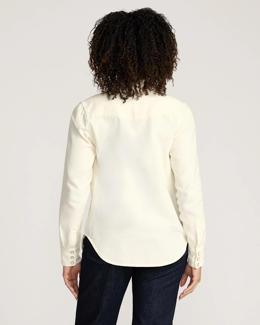 WOMEN'S COTTON TWILL GAMBLER SHIRT