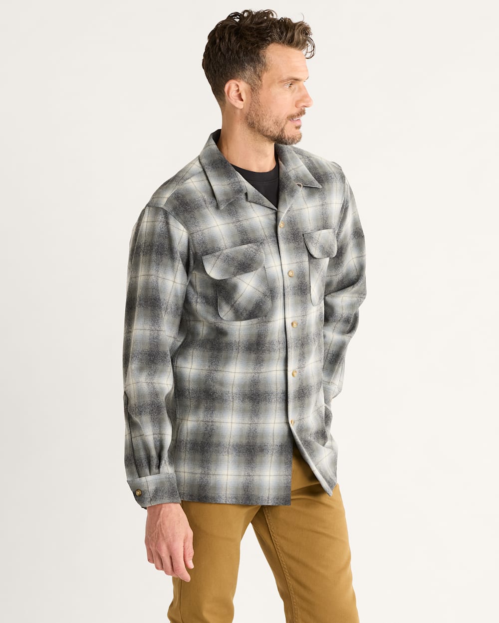 MEN'S PLAID BOARD SHIRT