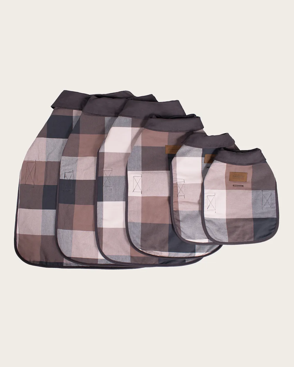 BLOCK PLAID PET COAT