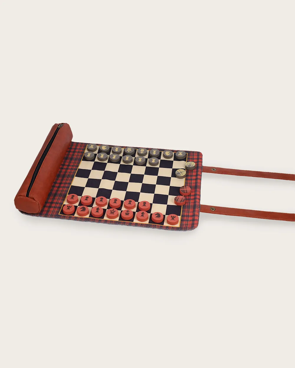 PENDLETON CHESS AND CHECKERS SET