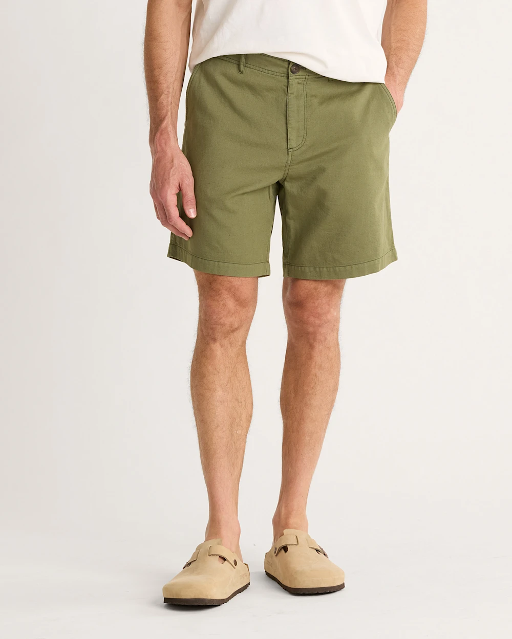 MEN'S SKYLER COTTON/LINEN SHORTS