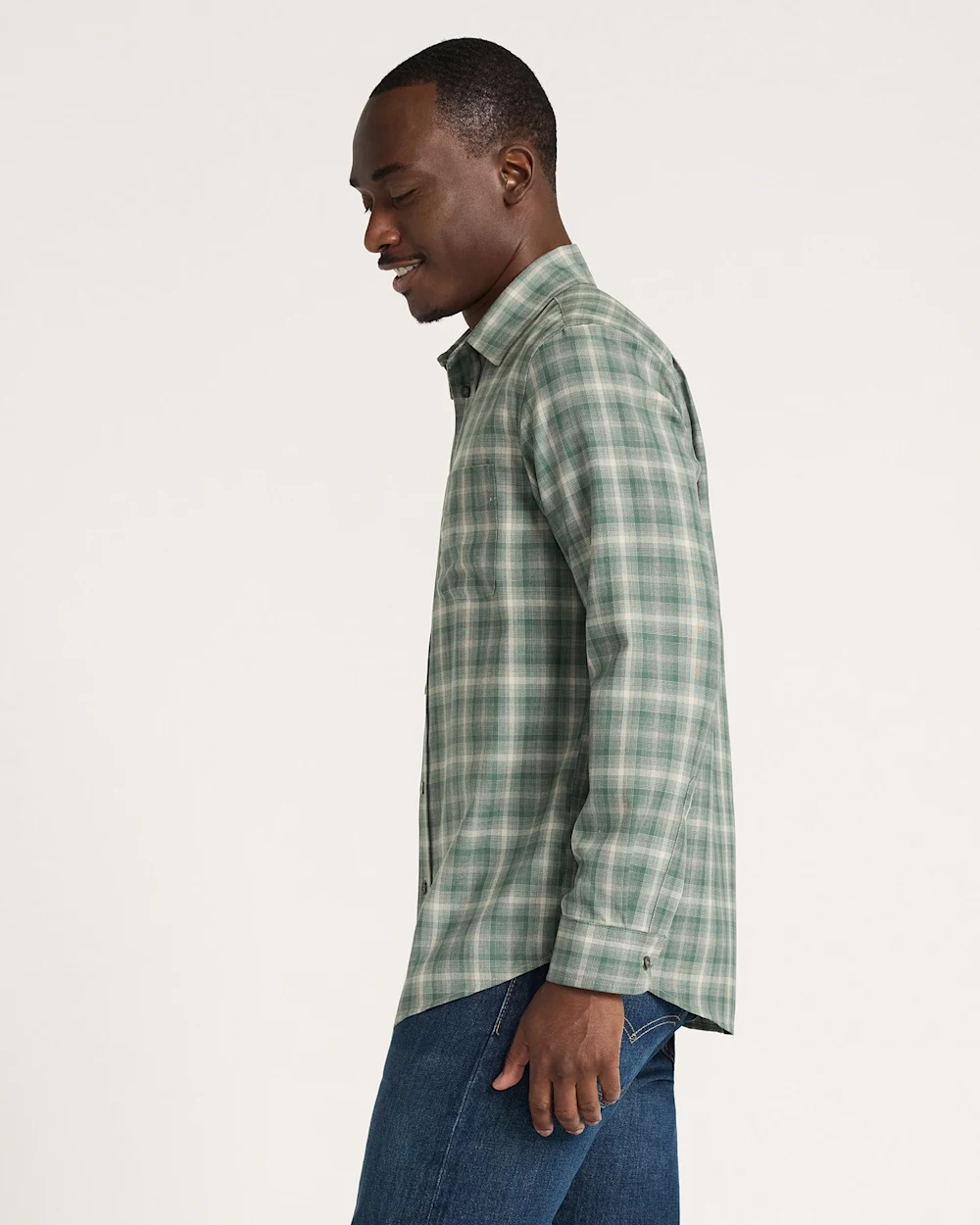 MEN'S PLAID MERINO LODGE SHIRT