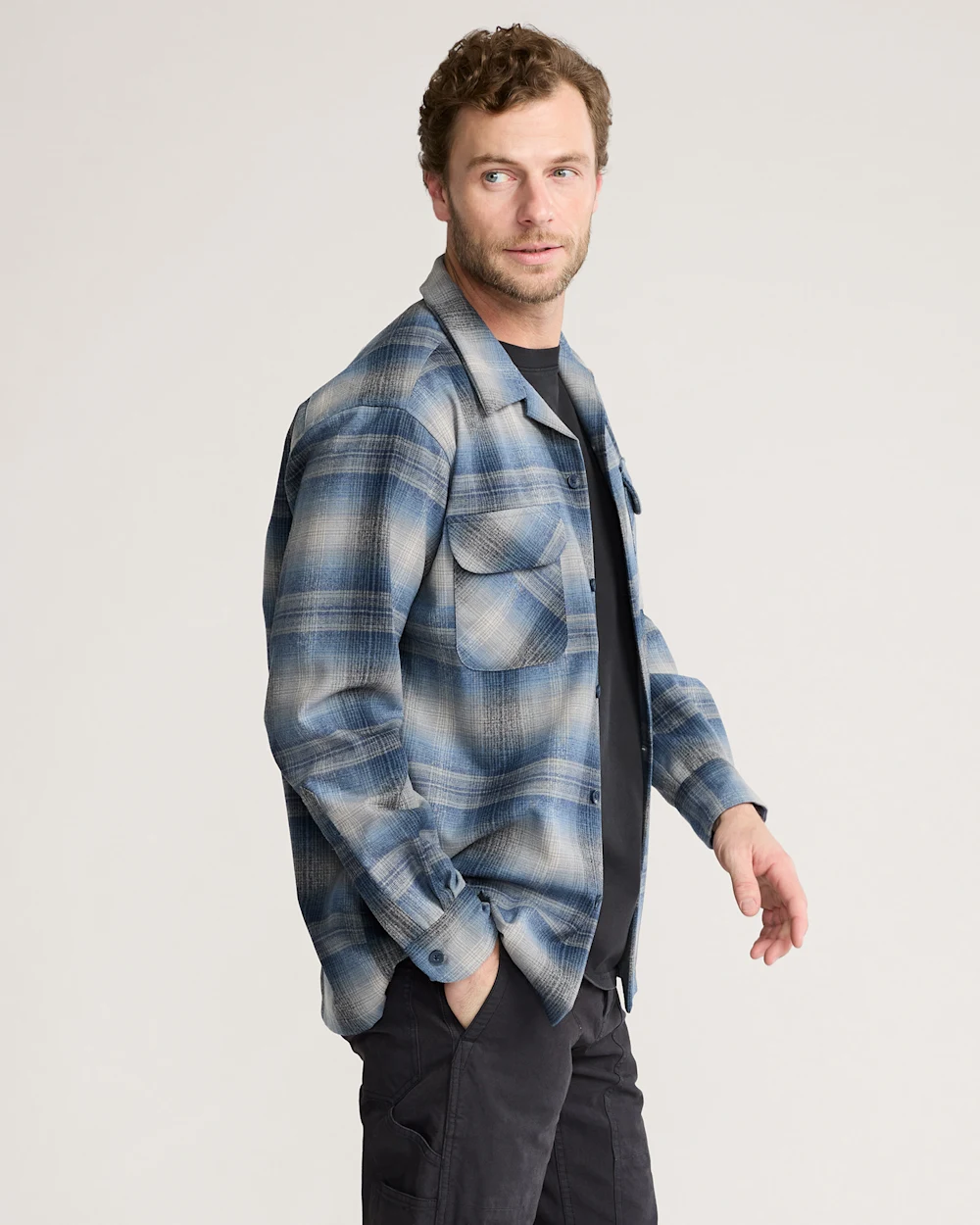MEN'S PLAID BOARD SHIRT