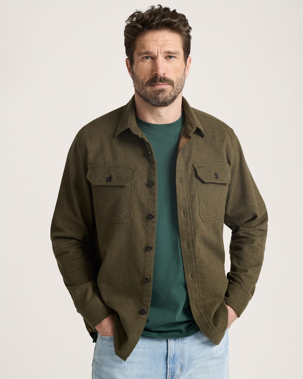 MEN'S BURNSIDE COTTON FLANNEL SHIRT