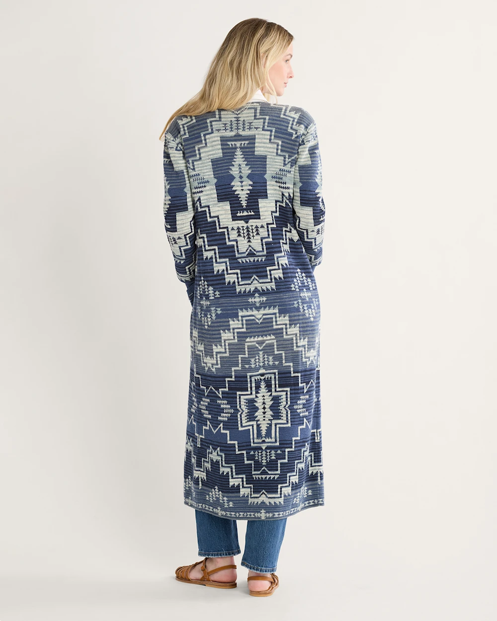 WOMEN'S COTTON DUSTER CARDIGAN