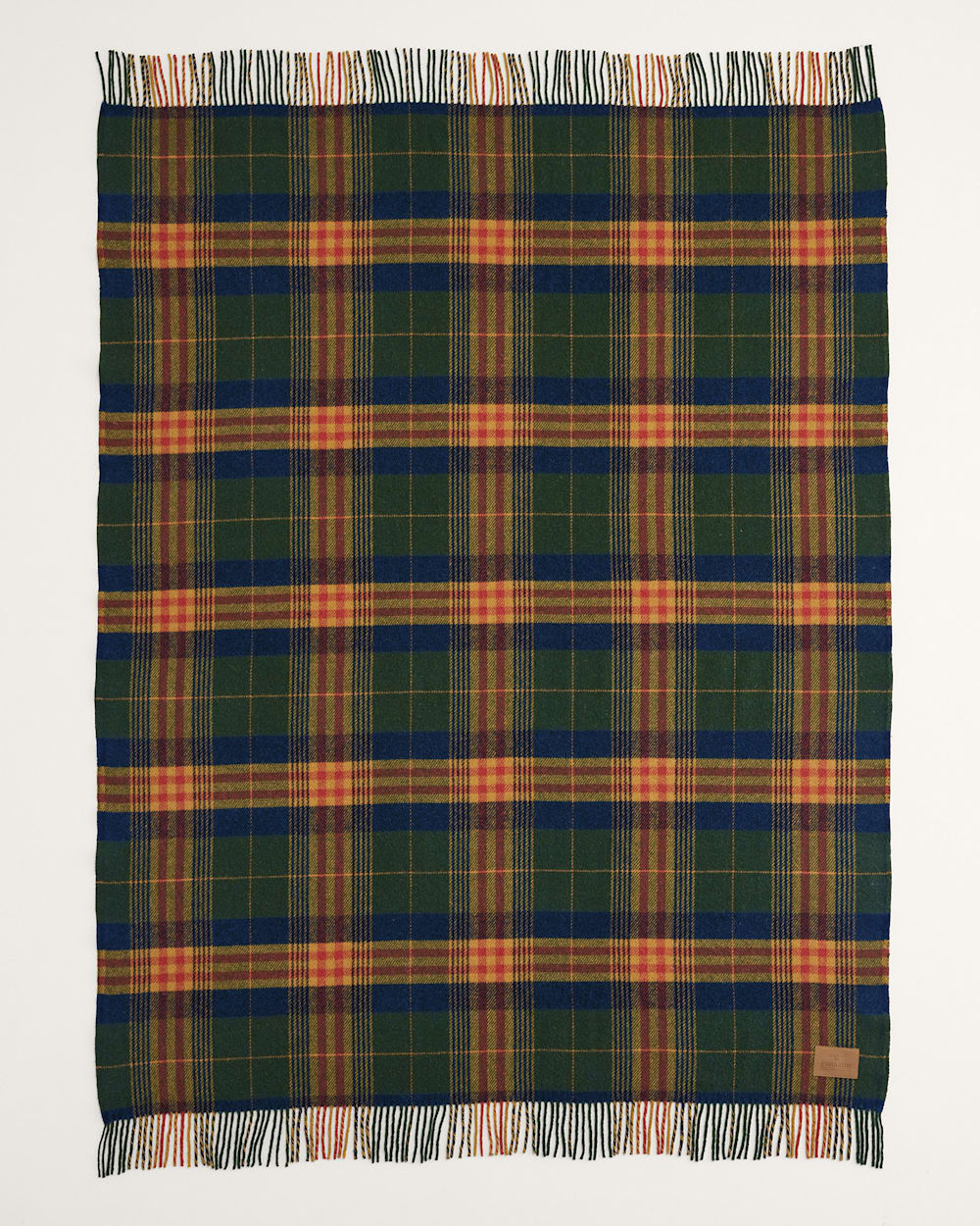 MOTOR ROBE THROW WITH LEATHER CARRIER