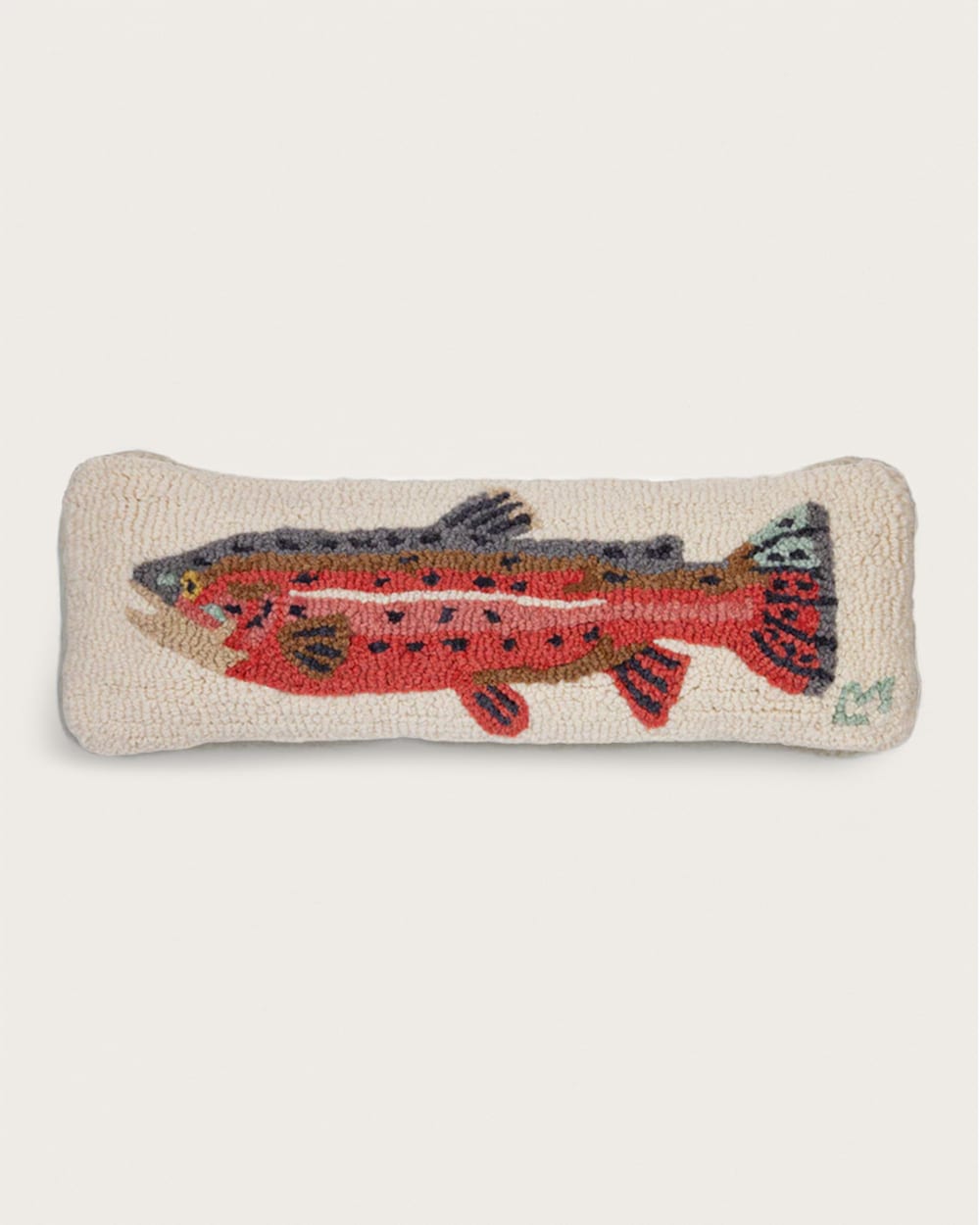 TROUT HOOKED LUMBAR PILLOW