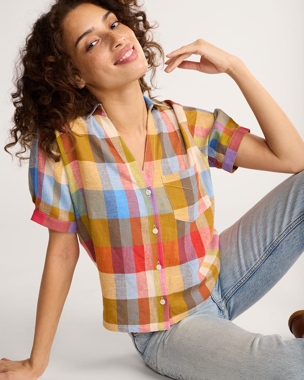 WOMEN'S HARLOW LINEN SHIRT