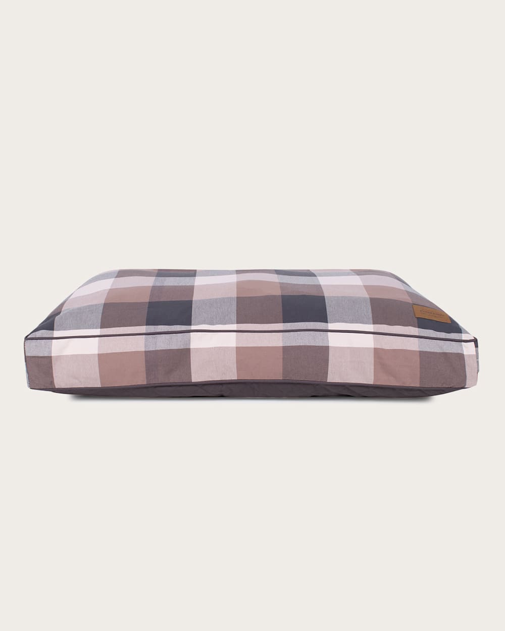 BLOCK PLAID PET BED - NAPPER