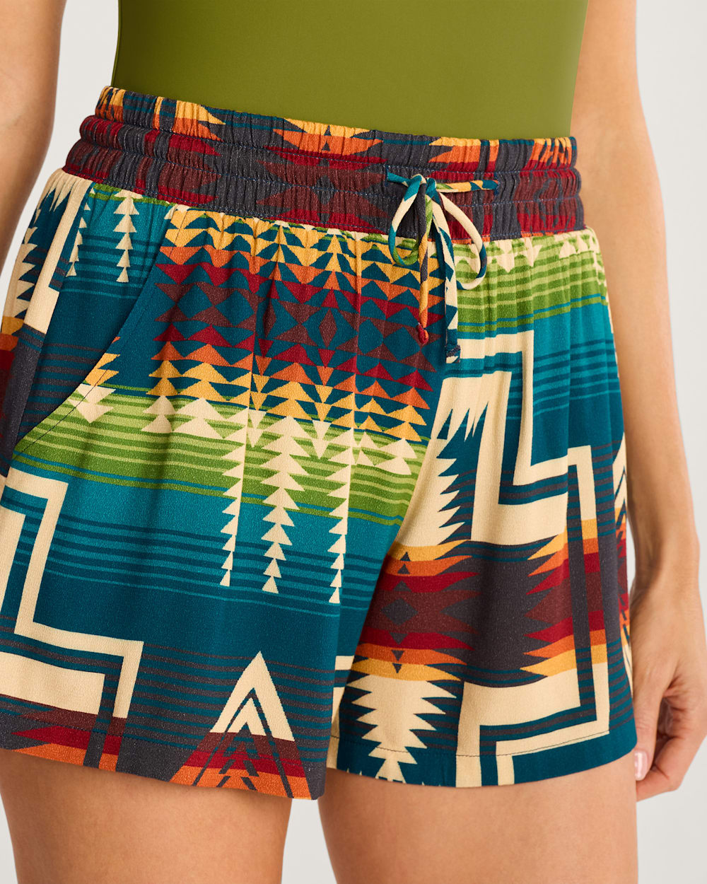 HARDING WOMEN'S TIE-FRONT SHORTS