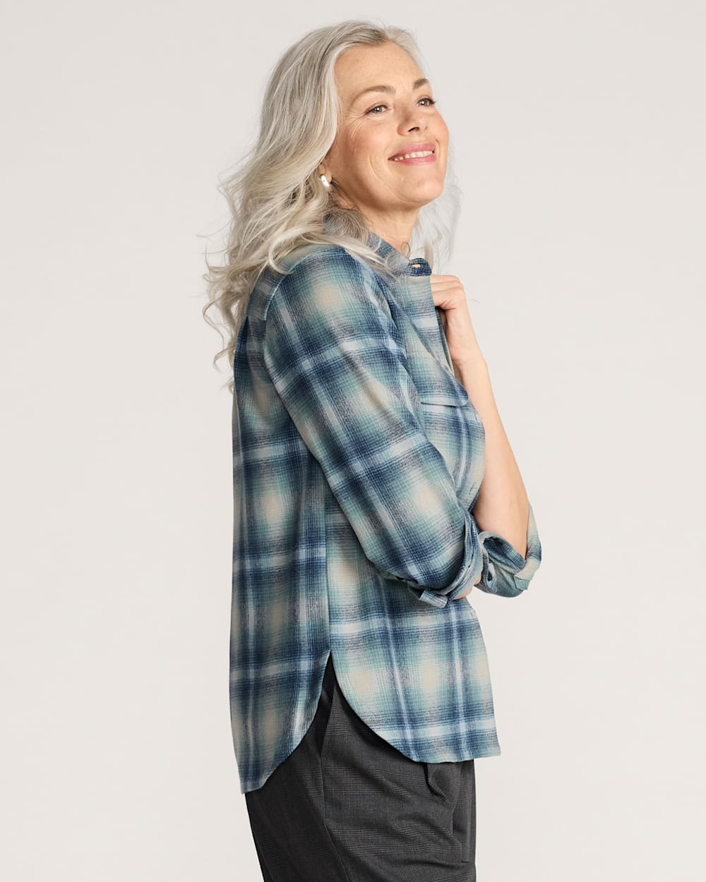 WOMEN'S PLAID BOARD SHIRT