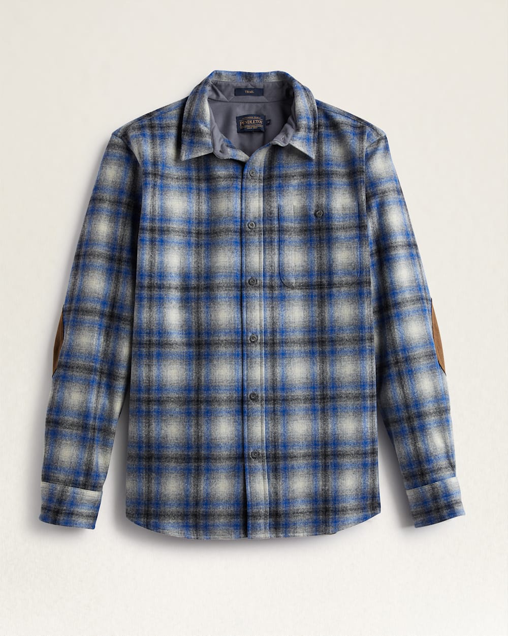 MEN'S PLAID ELBOW-PATCH TRAIL SHIRT