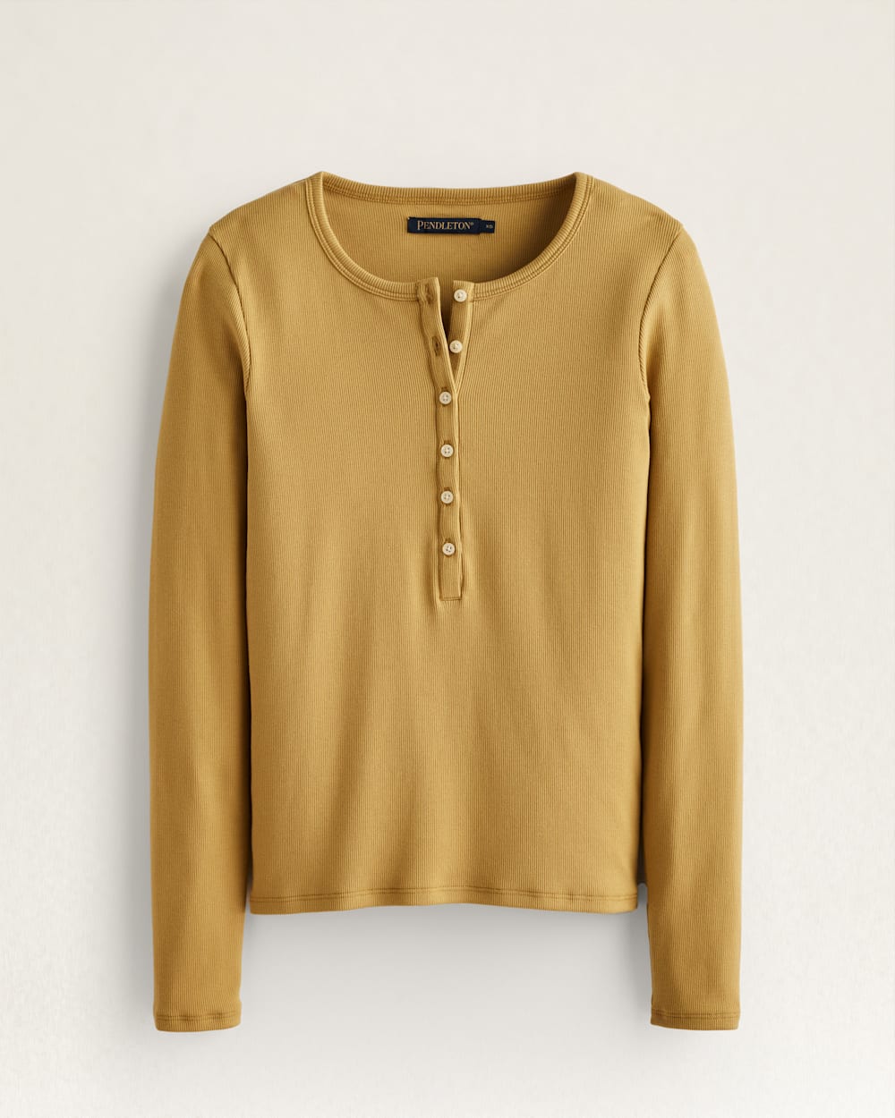 WOMEN'S LONG-SLEEVE PIMA COTTON HENLEY