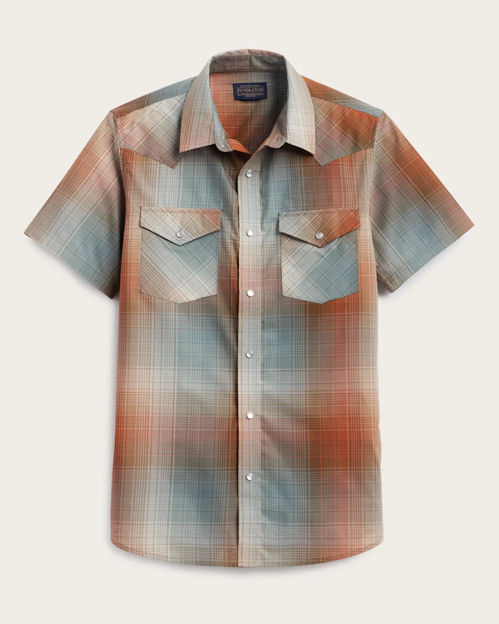 MEN'S SHORT-SLEEVE BISHOP COTTON SHIRT